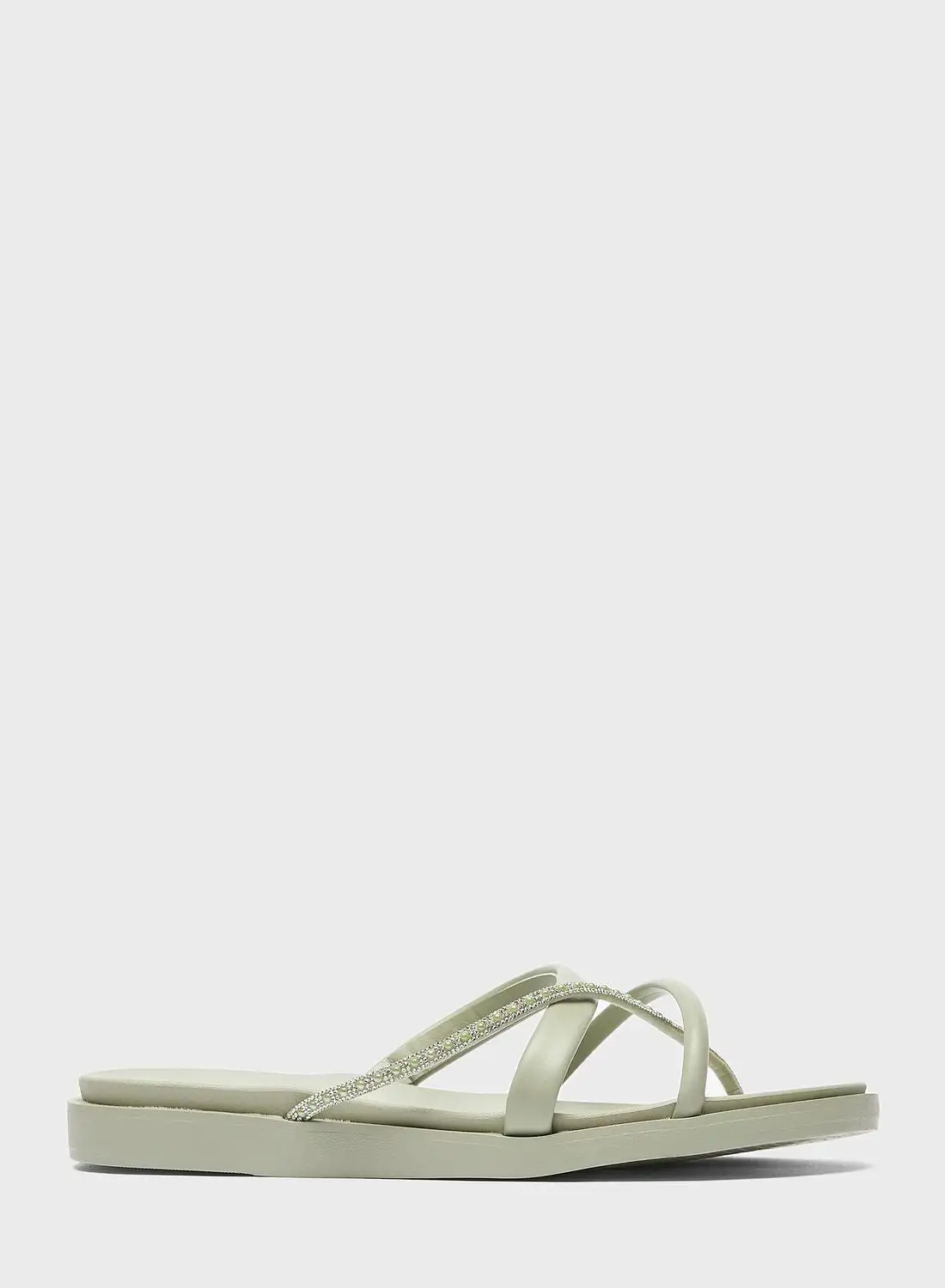 shoexpress Single Strap Flat Sandals