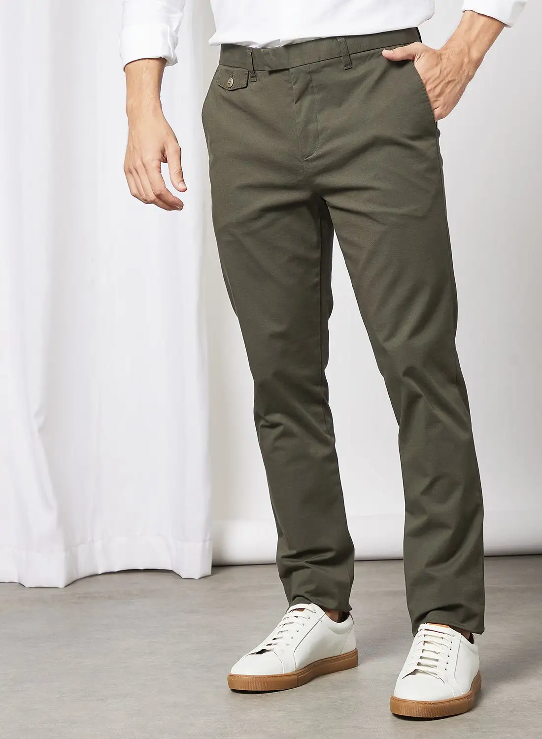 Ted Baker Slim Fit Chino Pants Khaki