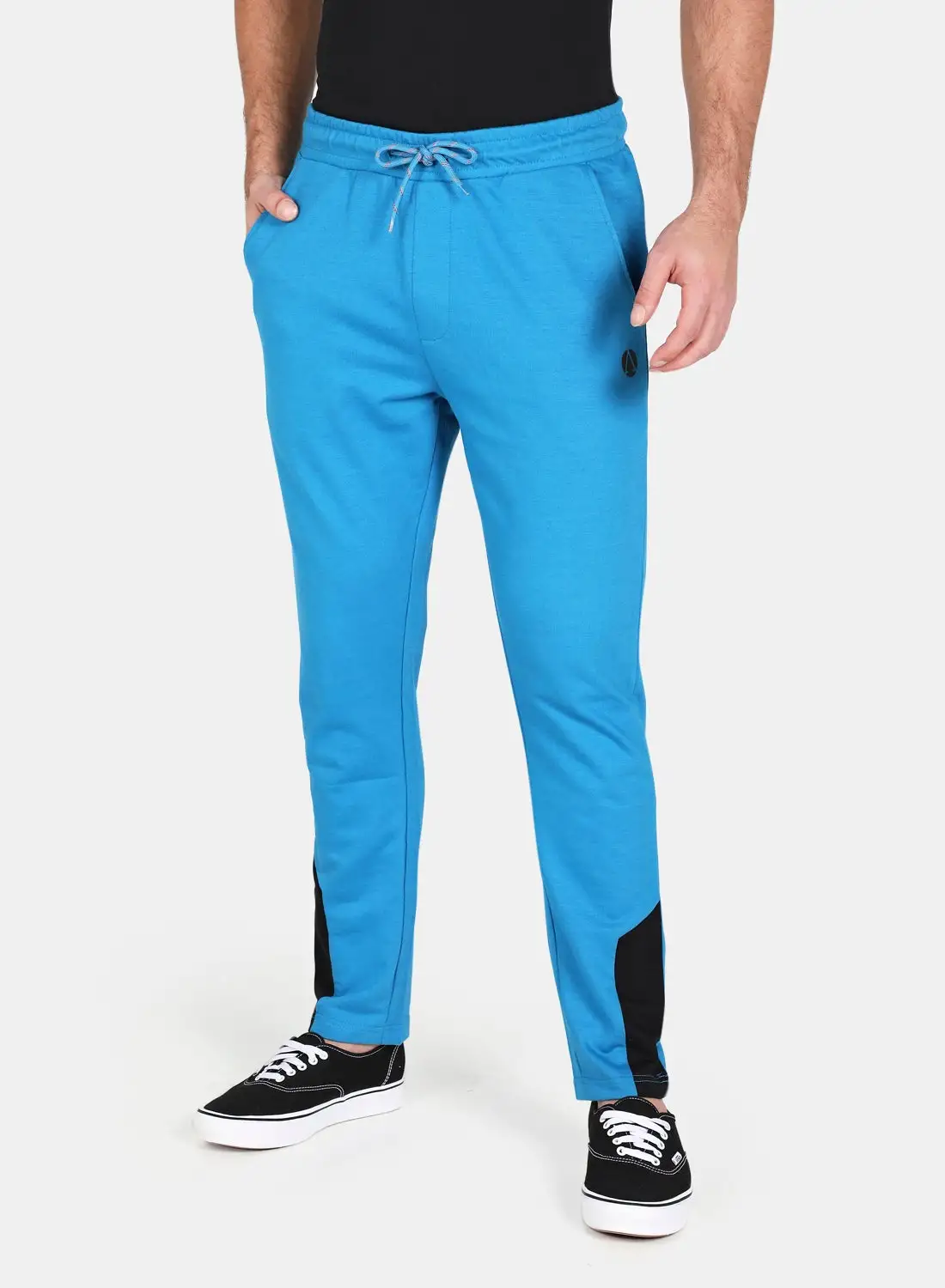 Athletiq Logo Basic Drawstring Joggers Blue