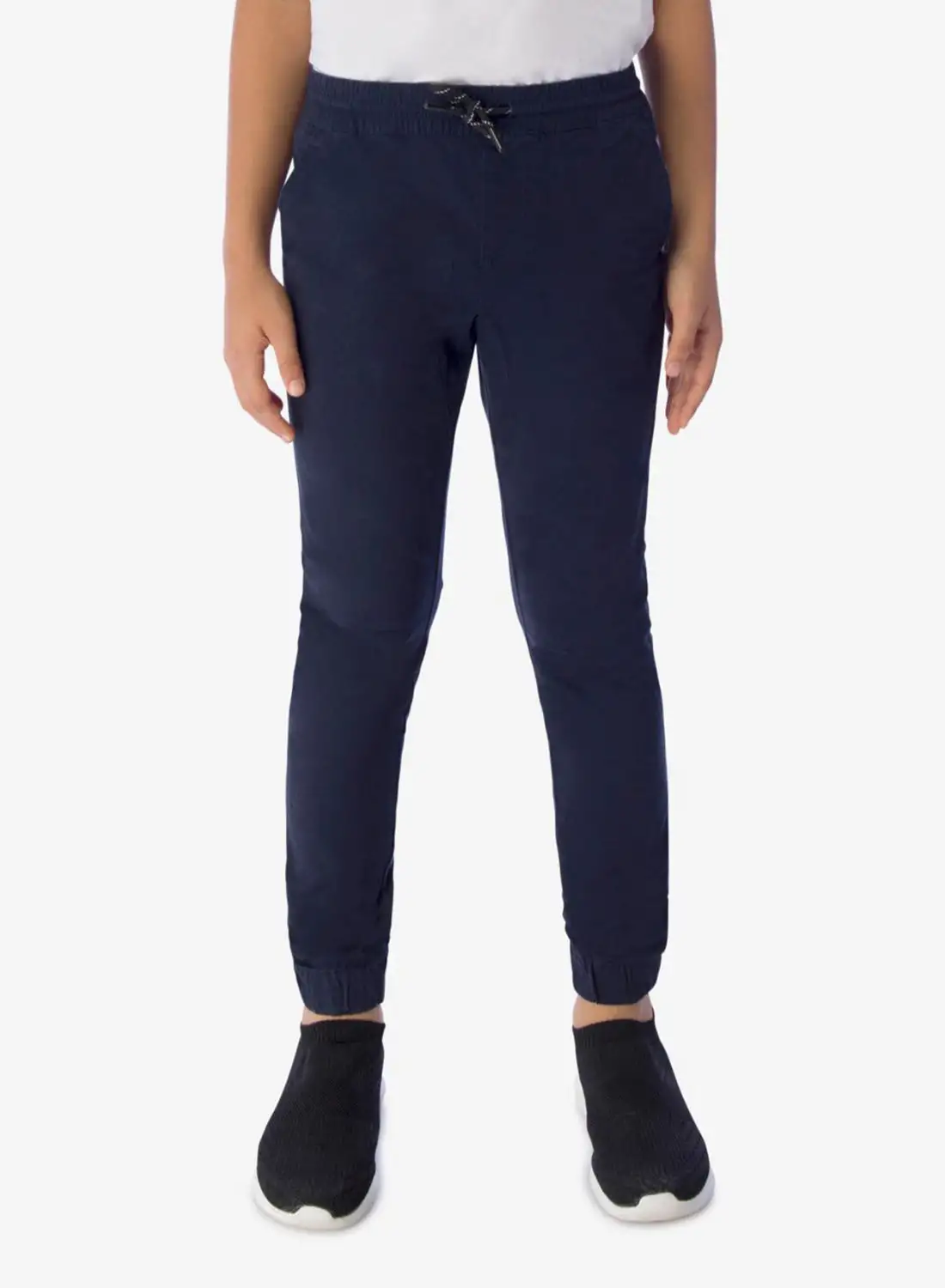 R&B Plain Joggers Blue