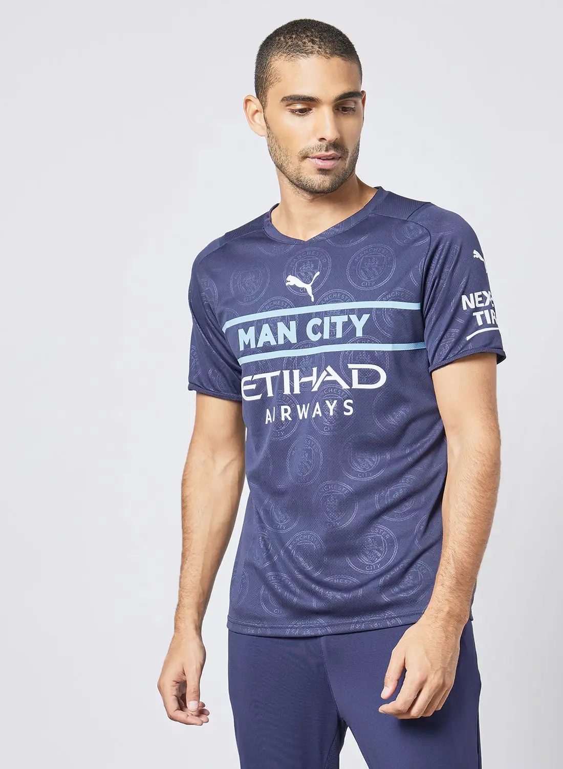 PUMA Manchester City Third Replica 21/22 Football Jersey Navy