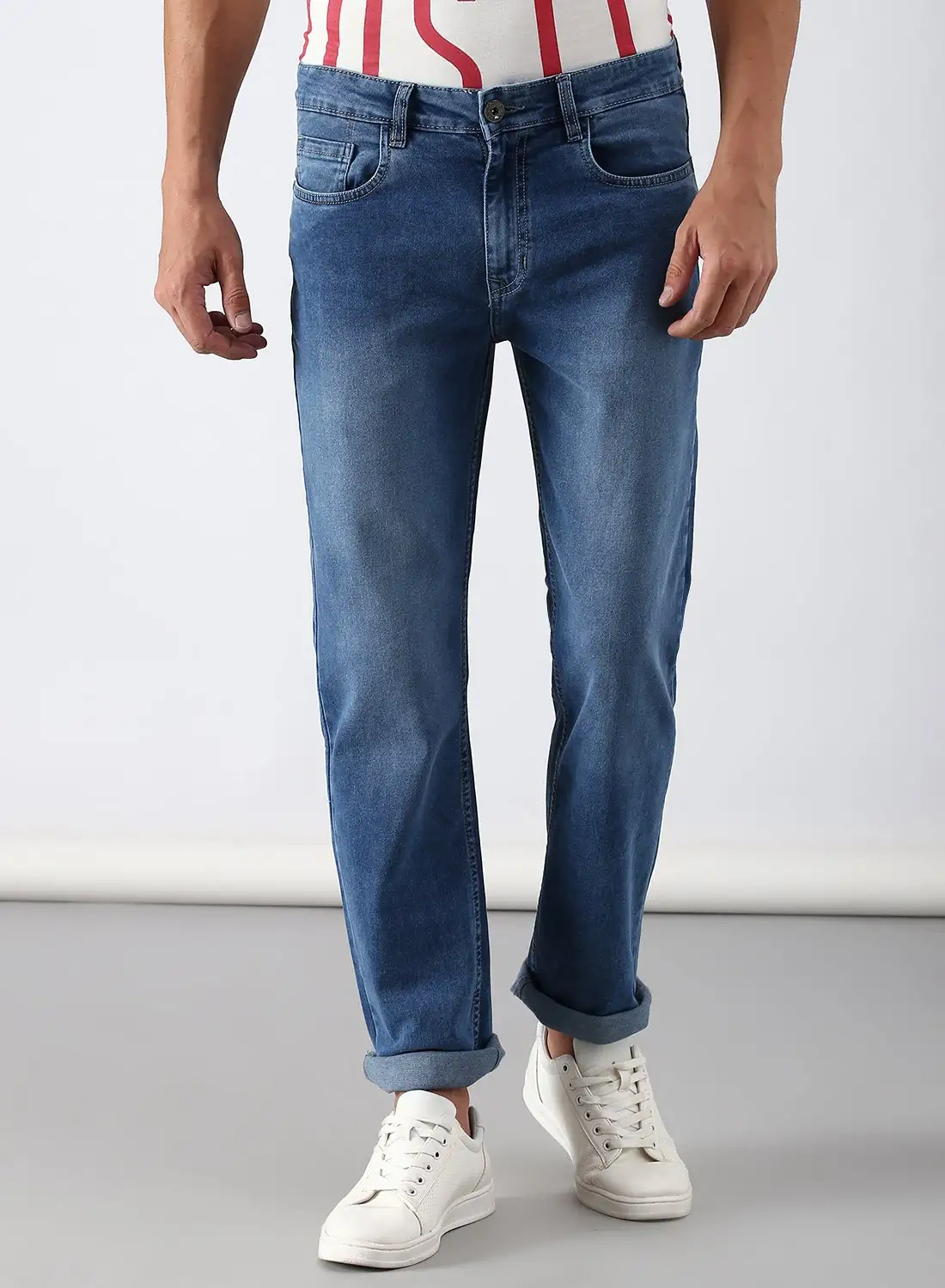 ABOF Slim Fit Jeans Light Wash