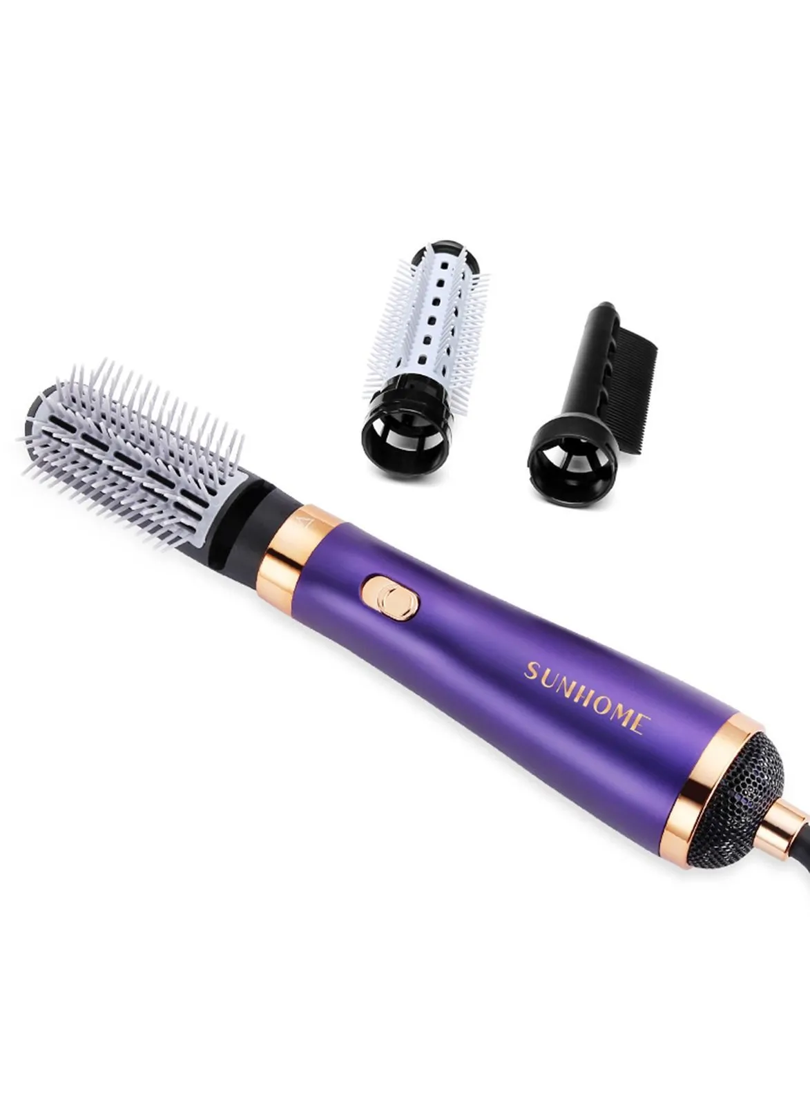 Sunhome Sunhome 3-in-1 Hair Dryer Brush Purple/Gold