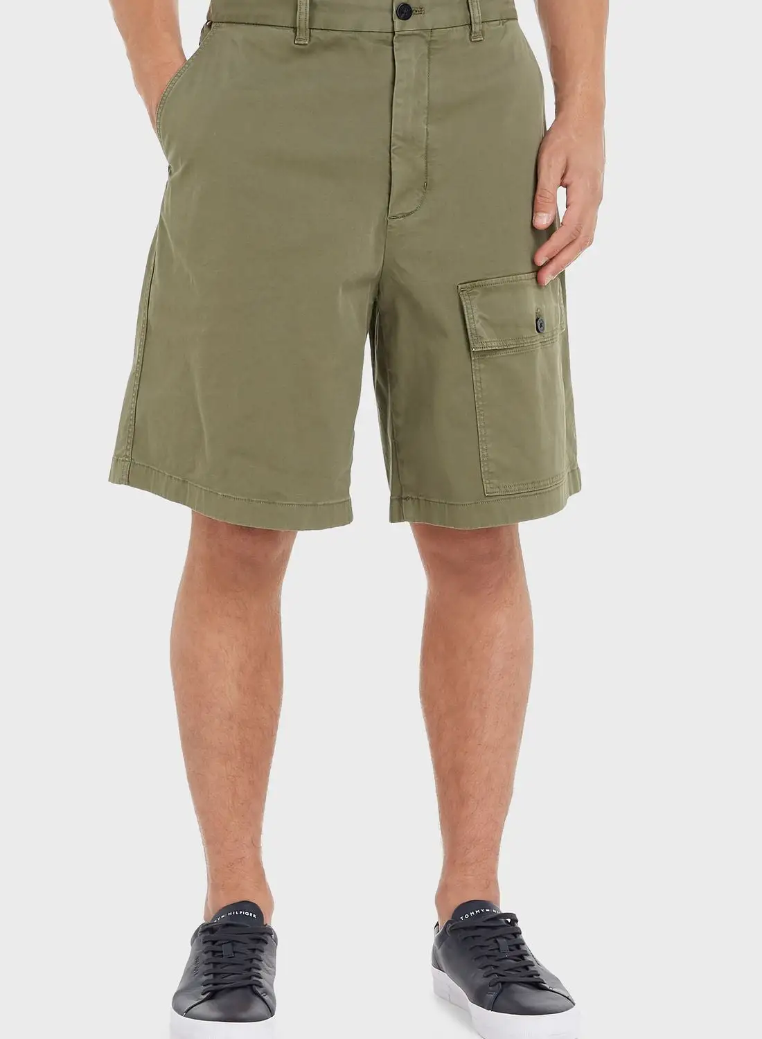 TOMMY HILFIGER Gabardine Cargo Shorts