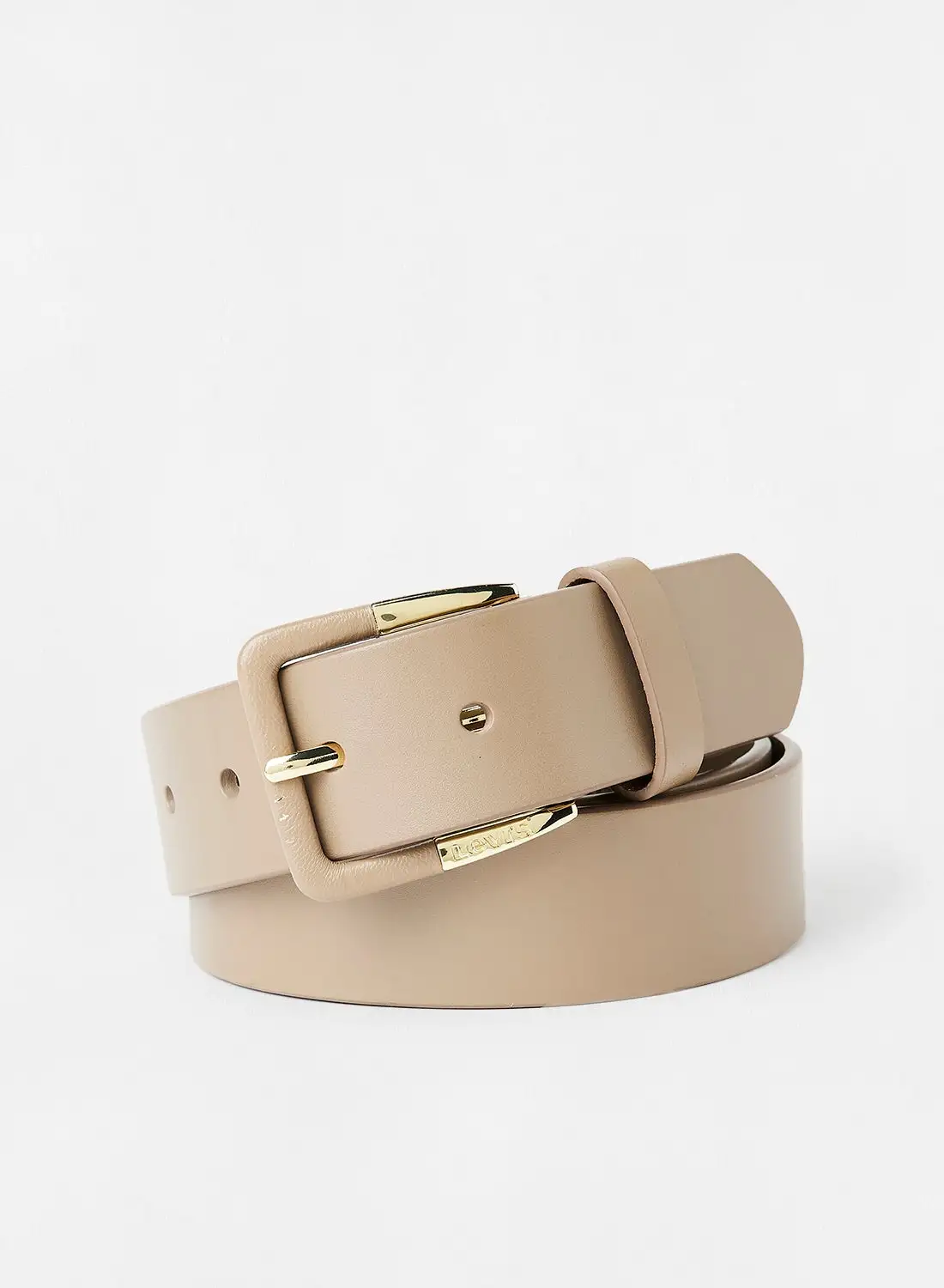 Levi's Faux Leather Belt Beige