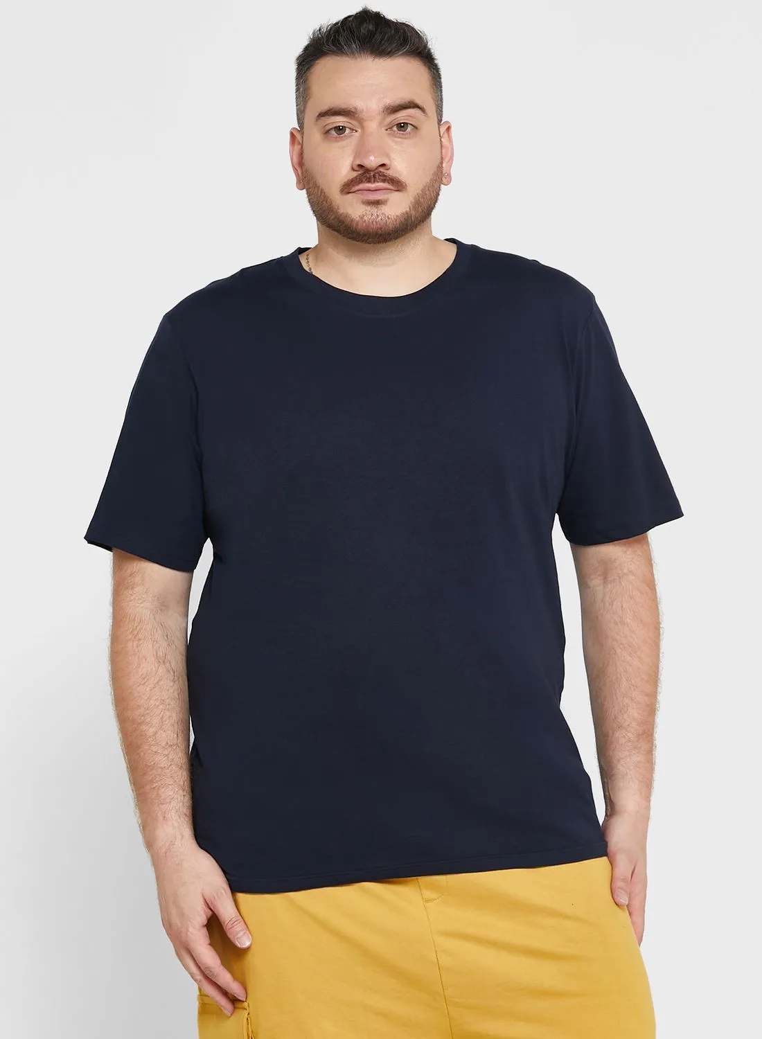 Seventy Five Plus Size Crew Neck T Shirt