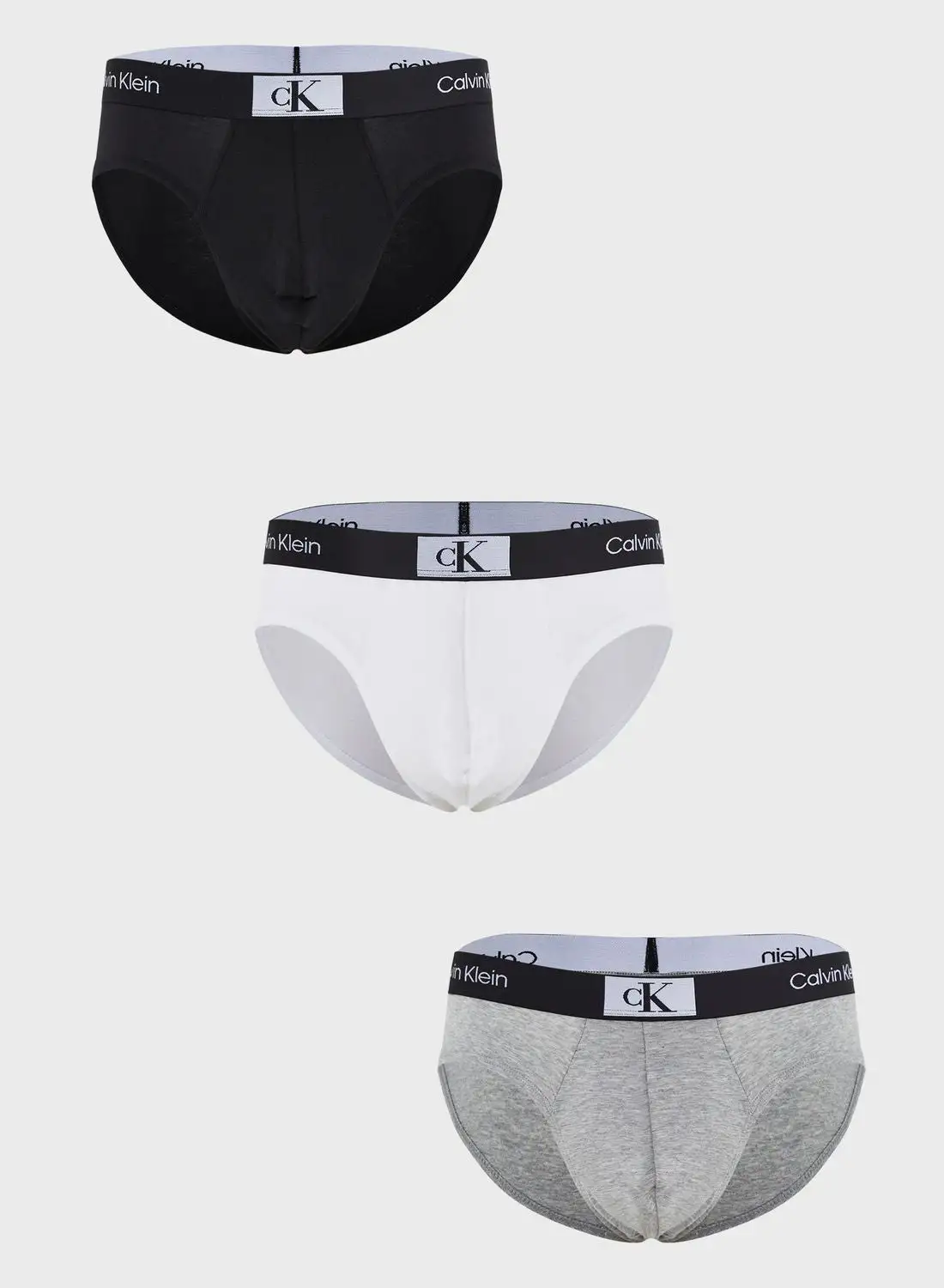 CALVIN KLEIN 3 Pack Logo Band Trunks