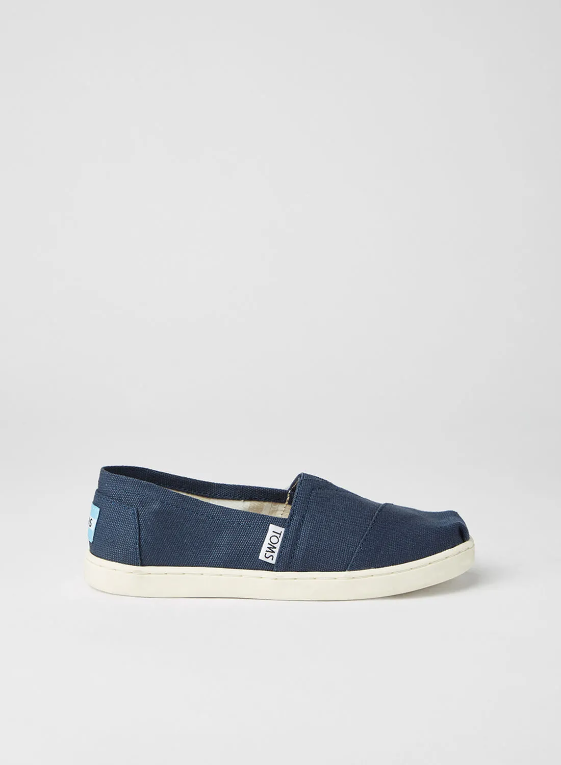 TOMS Boys Original Classics Slip Ons Navy