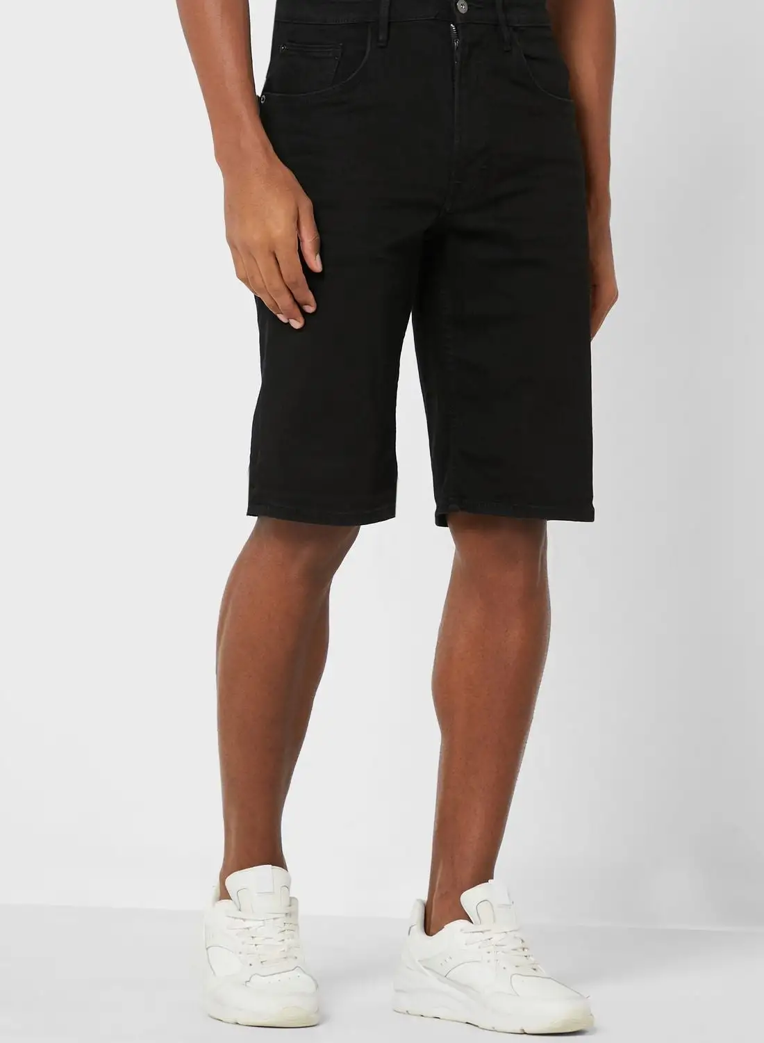 Mango Man Rinse Denim Shorts