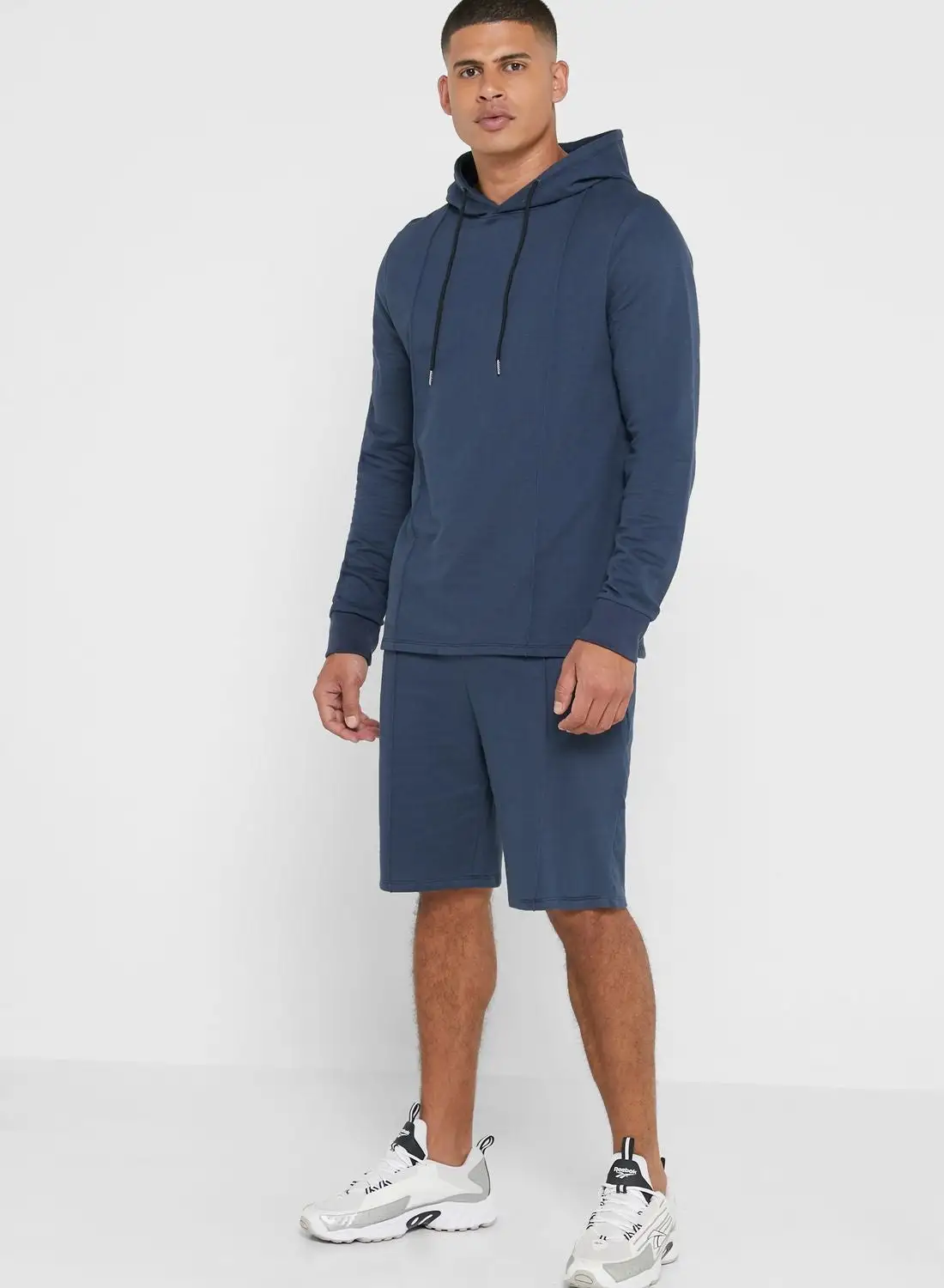 Seventy Five Basics Hoodie Shorts Set