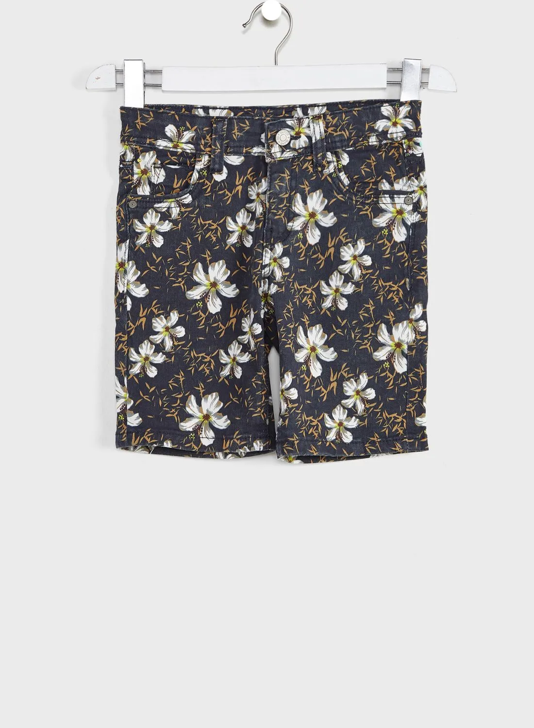 DJDUTCHJEANS Kids Floral Print Shorts