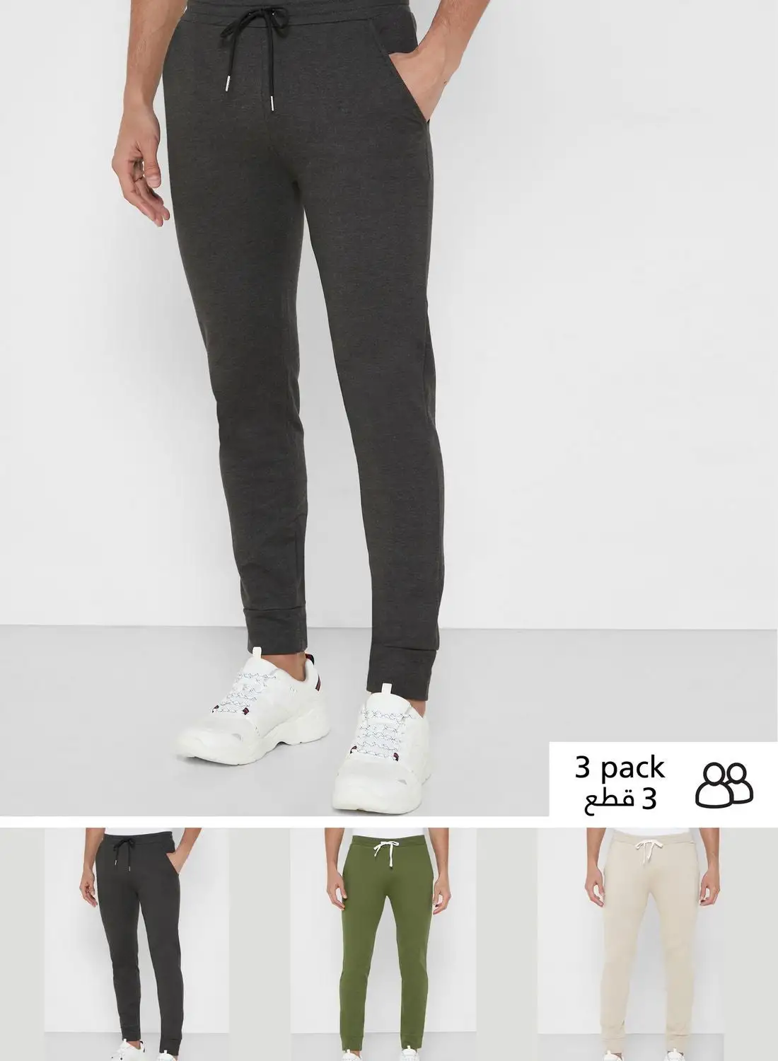 Seventy Five Basics 3 Pack Essential Sweatpants