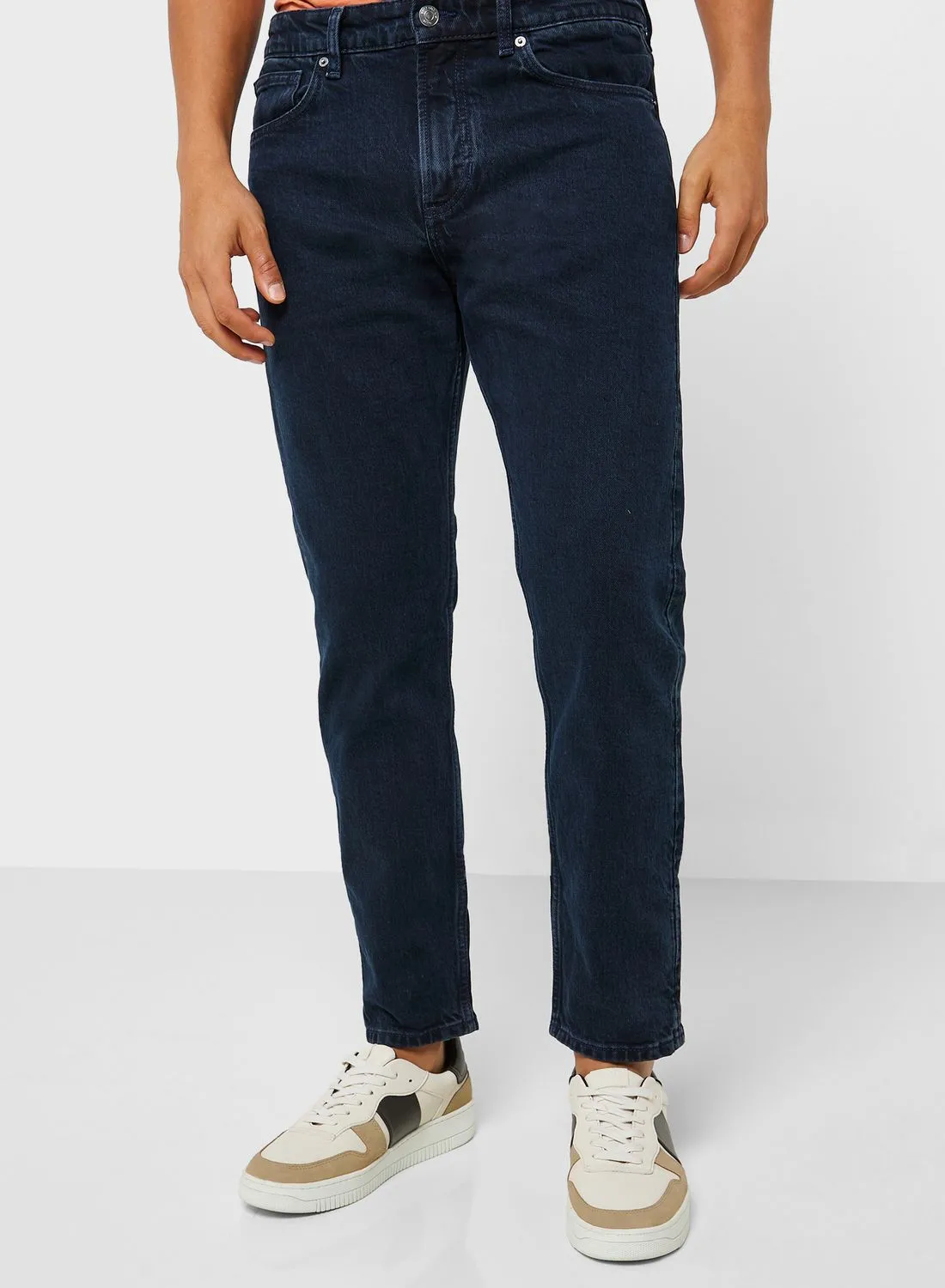 Mango Man Rinse Wash Straight Fit Jeans