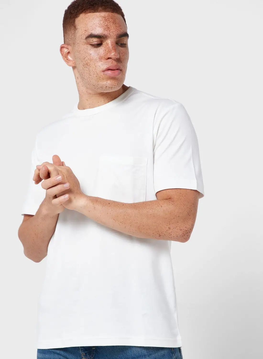 Mango Man Essential Front Pocket T-Shirt