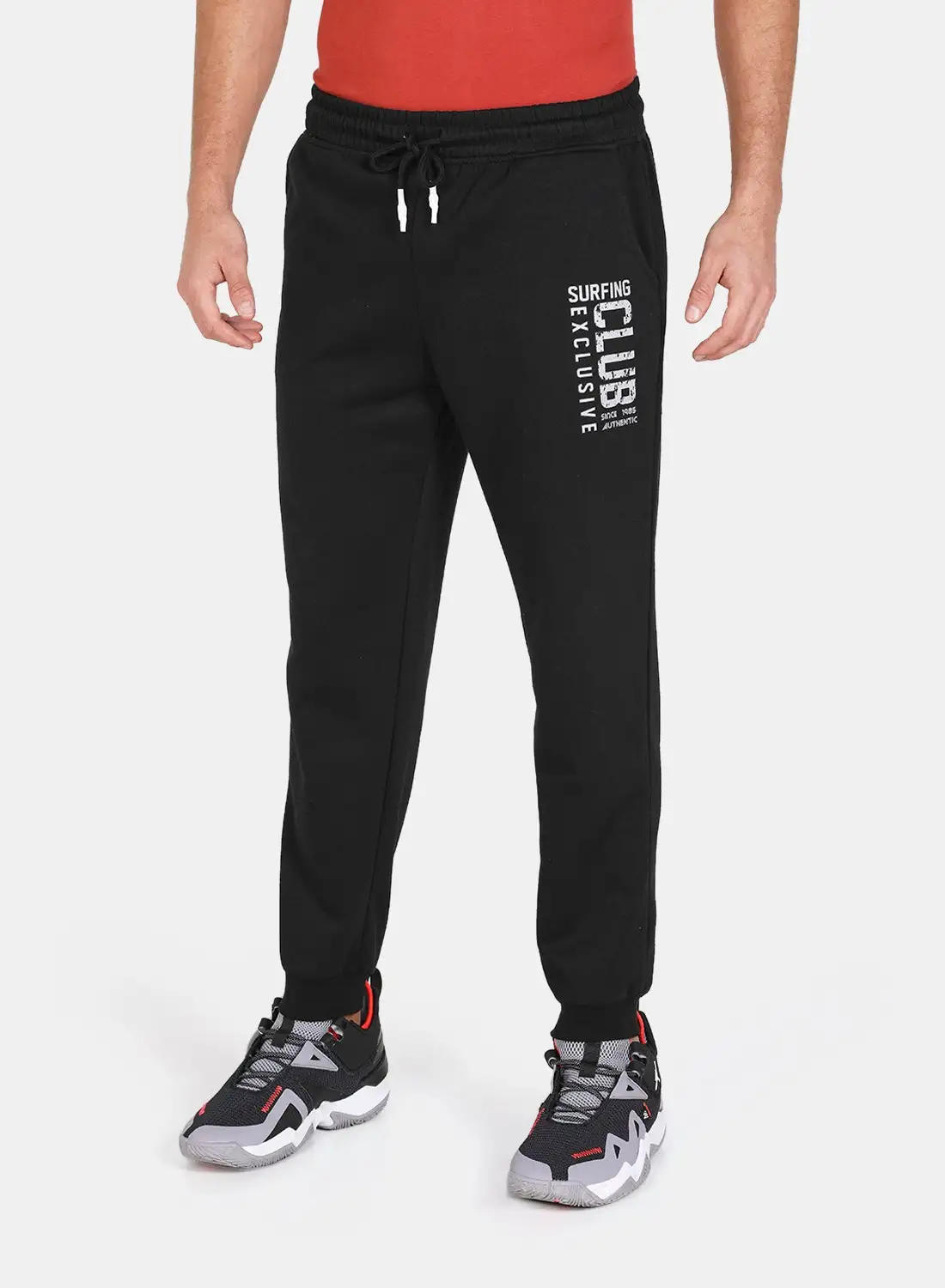 DRIP Casual Applique Joggers Black