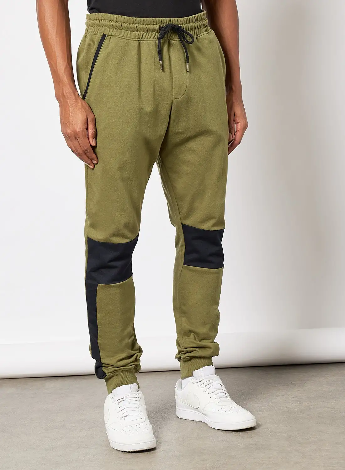 QUWA Cut And Sew Joggers Spruce