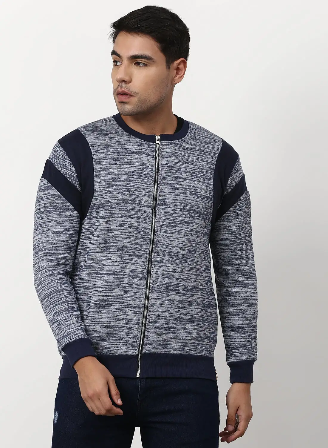 Campus Sutra Outerwear Comfortable Jacket Blue