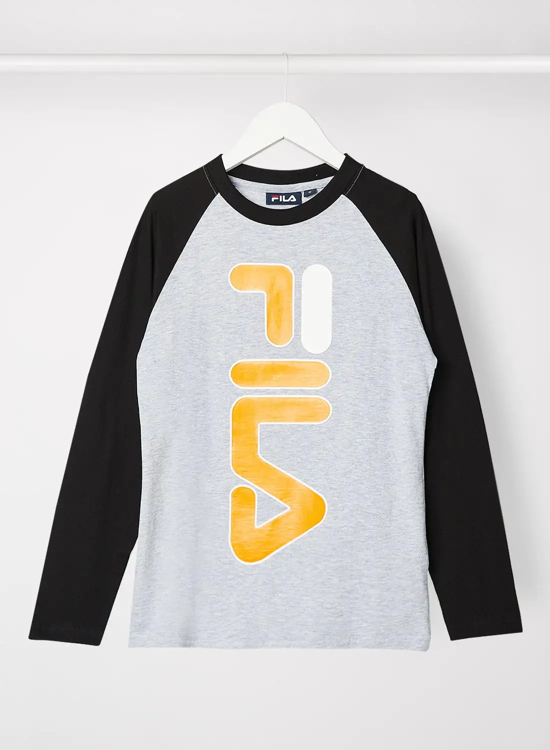 FILA Kids/Teen Long Sleeve T-Shirt Grey/Black