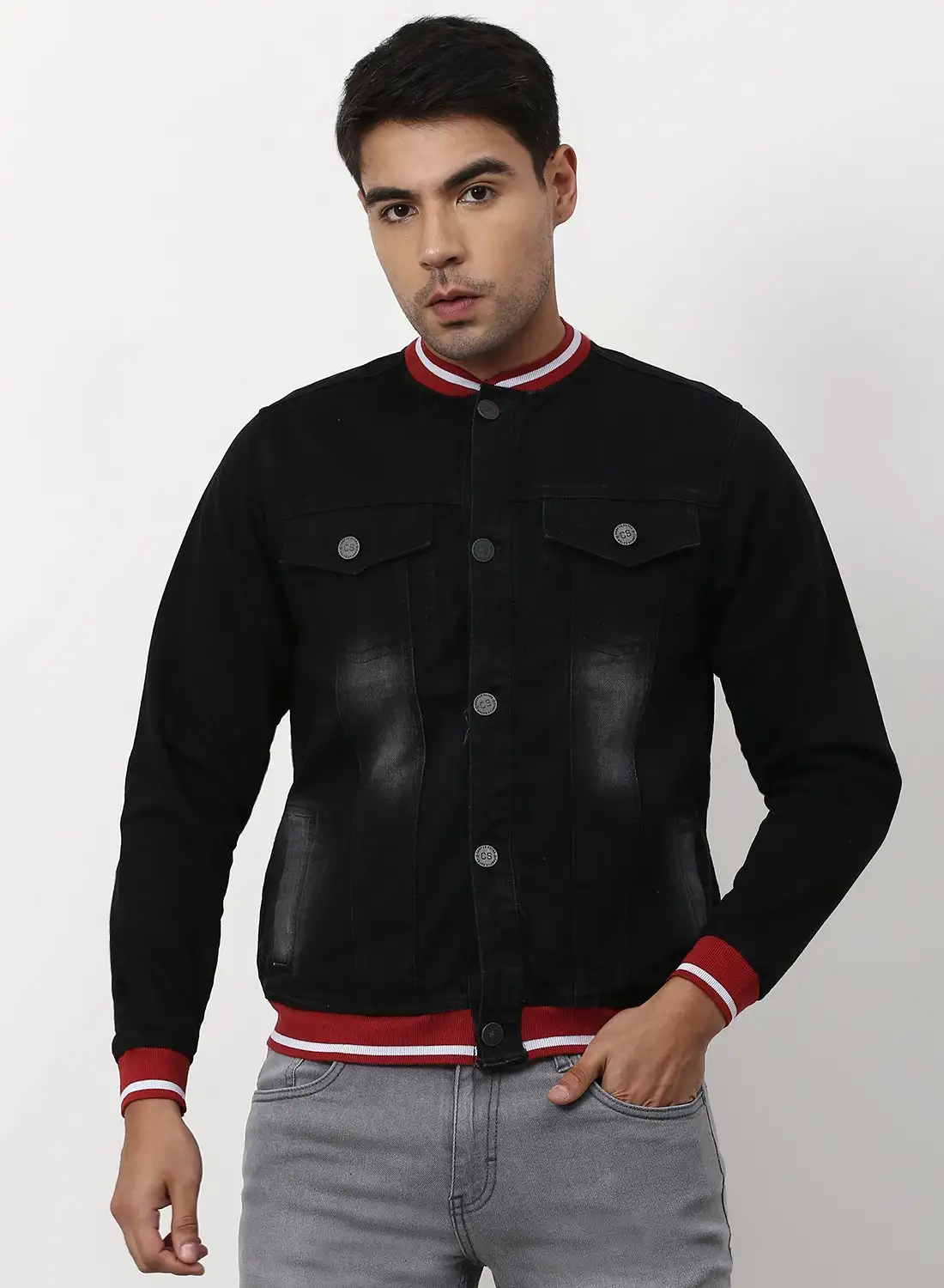 Campus Sutra Outerwear Comfortable Jacket Black