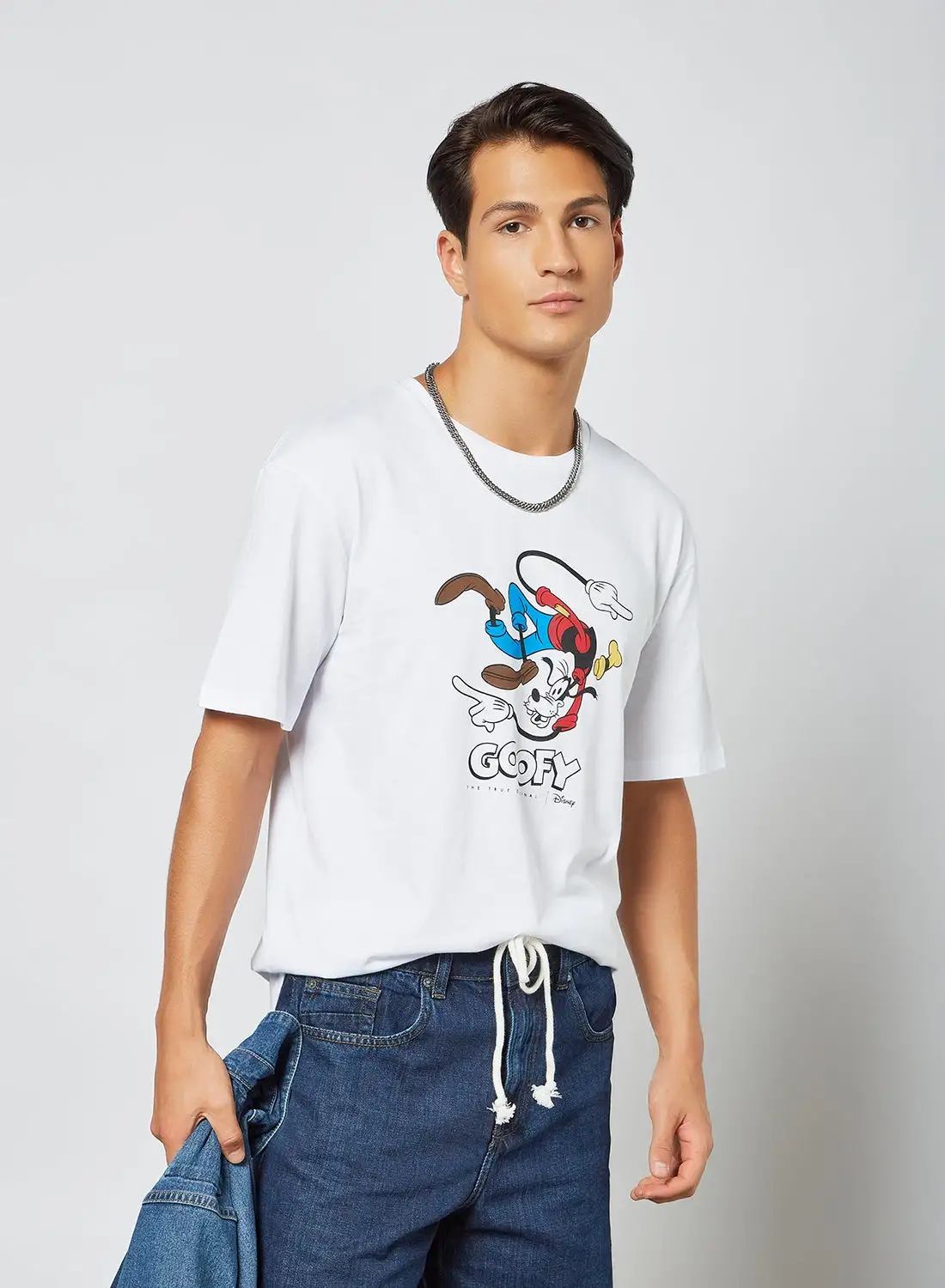 JACK & JONES Goofy T-Shirt White