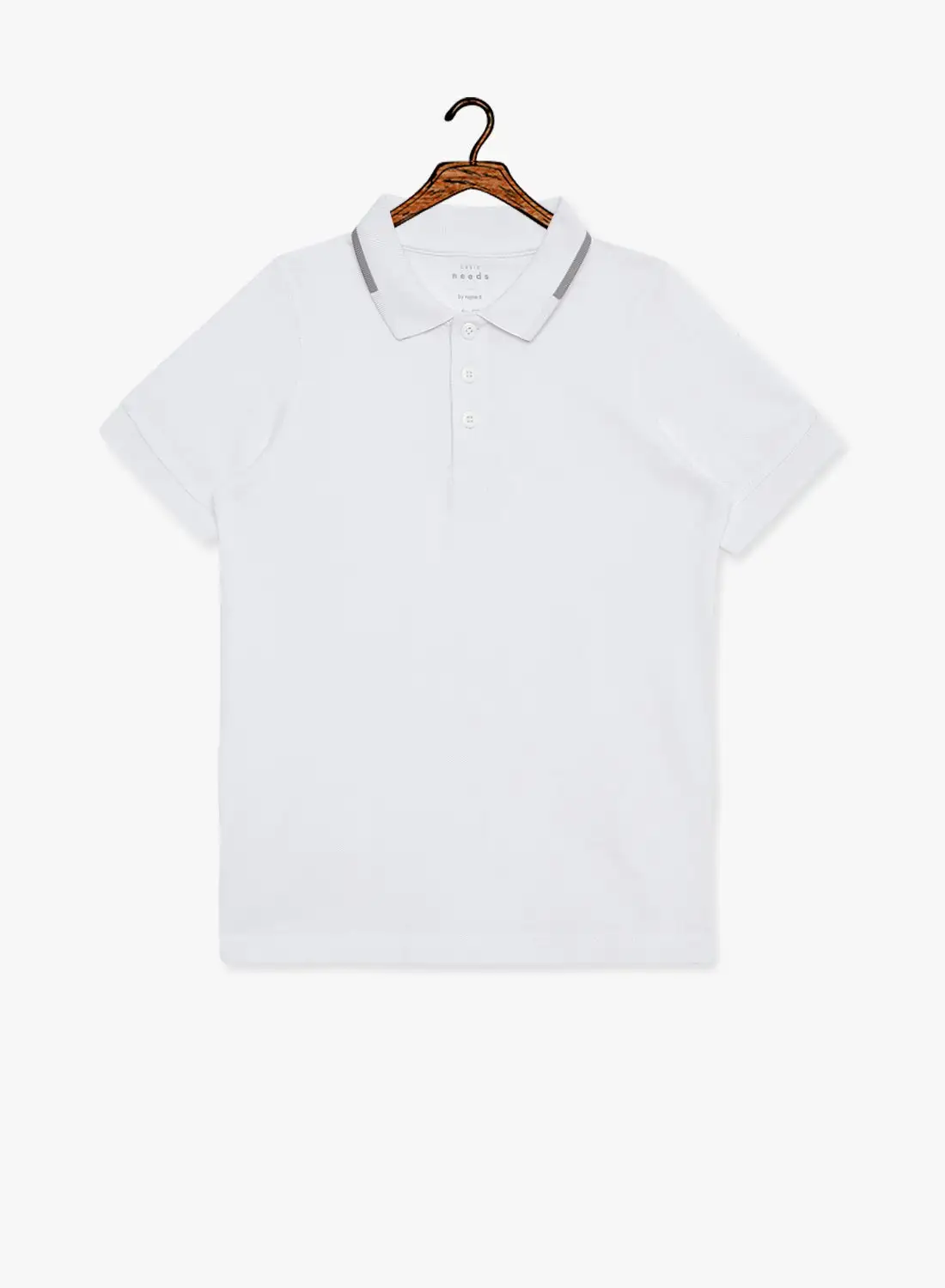 NAME IT Kids Basic Polo White