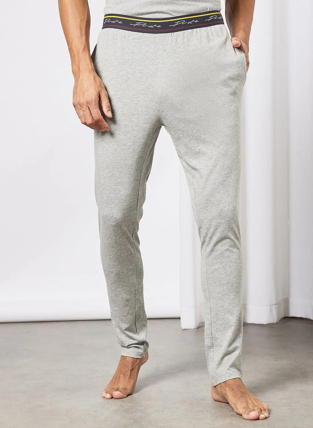 PRODUKT Logo Waist Pants Light Grey