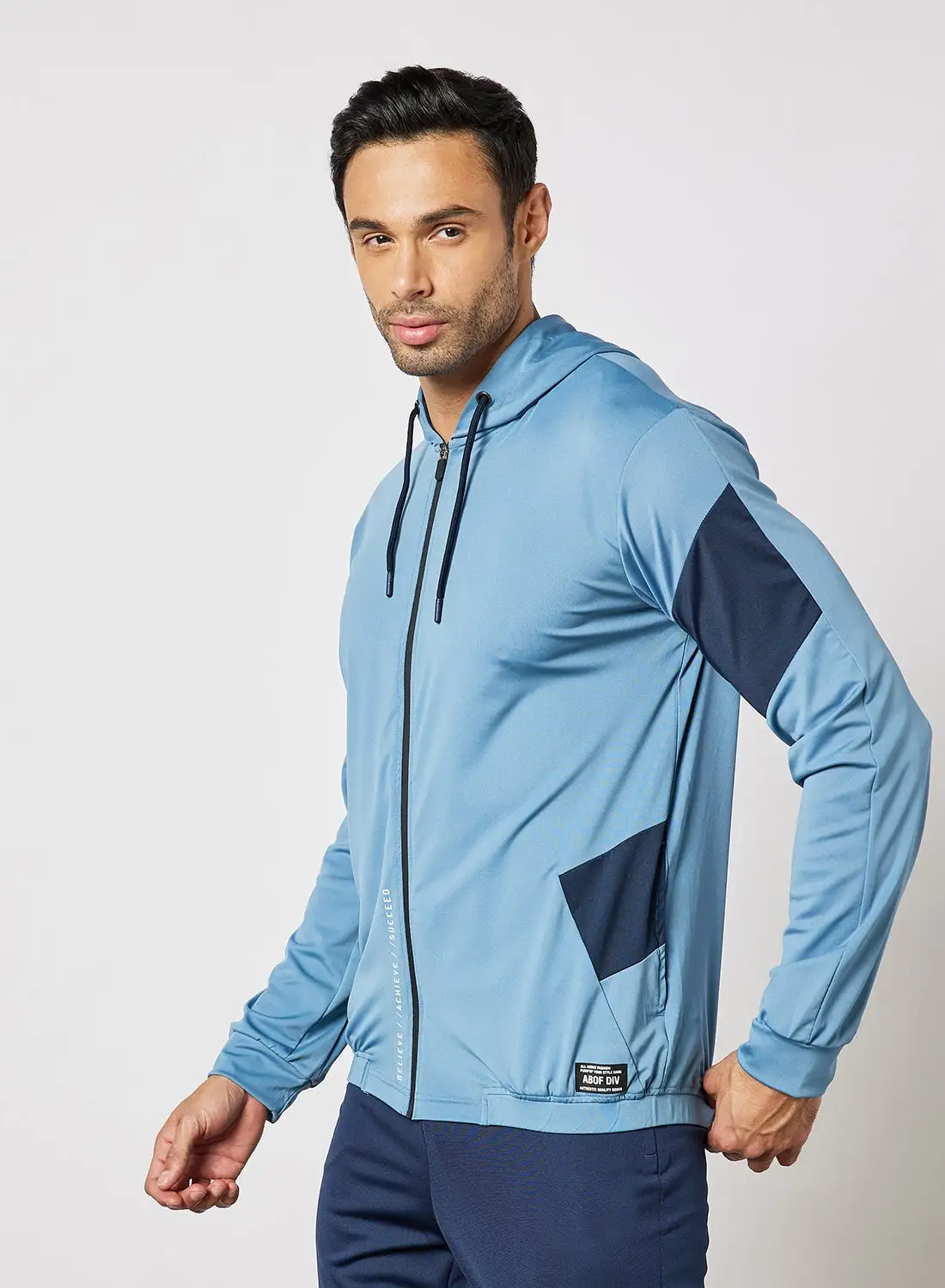 قبعة ABOF Active Wear SweatShirt Swin / أزرق