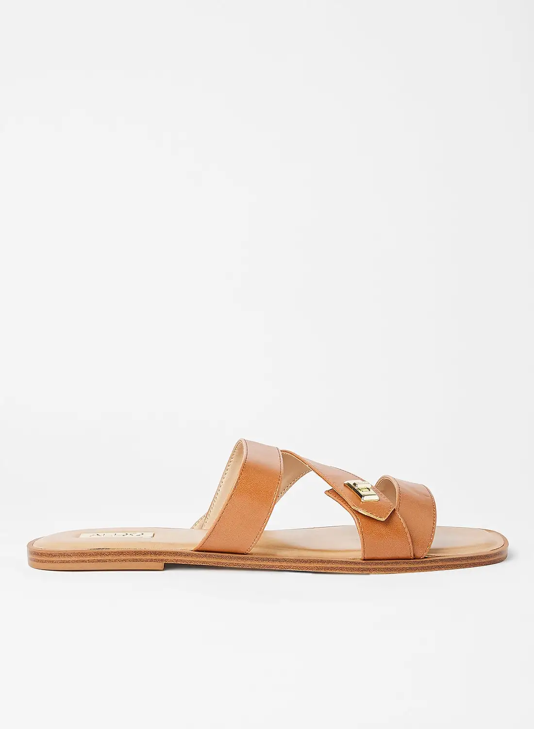 ALDO Pimeliaflex Flat Sandals Brown