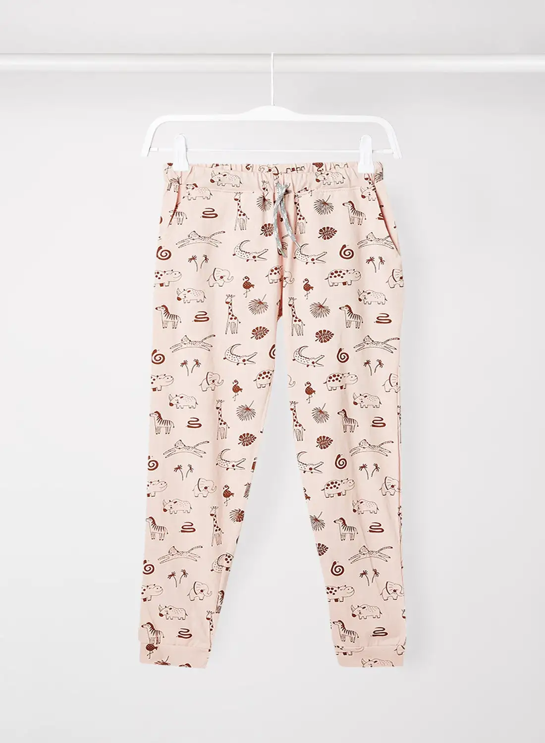 RAHA Boys Printed Jogger Pink/Red