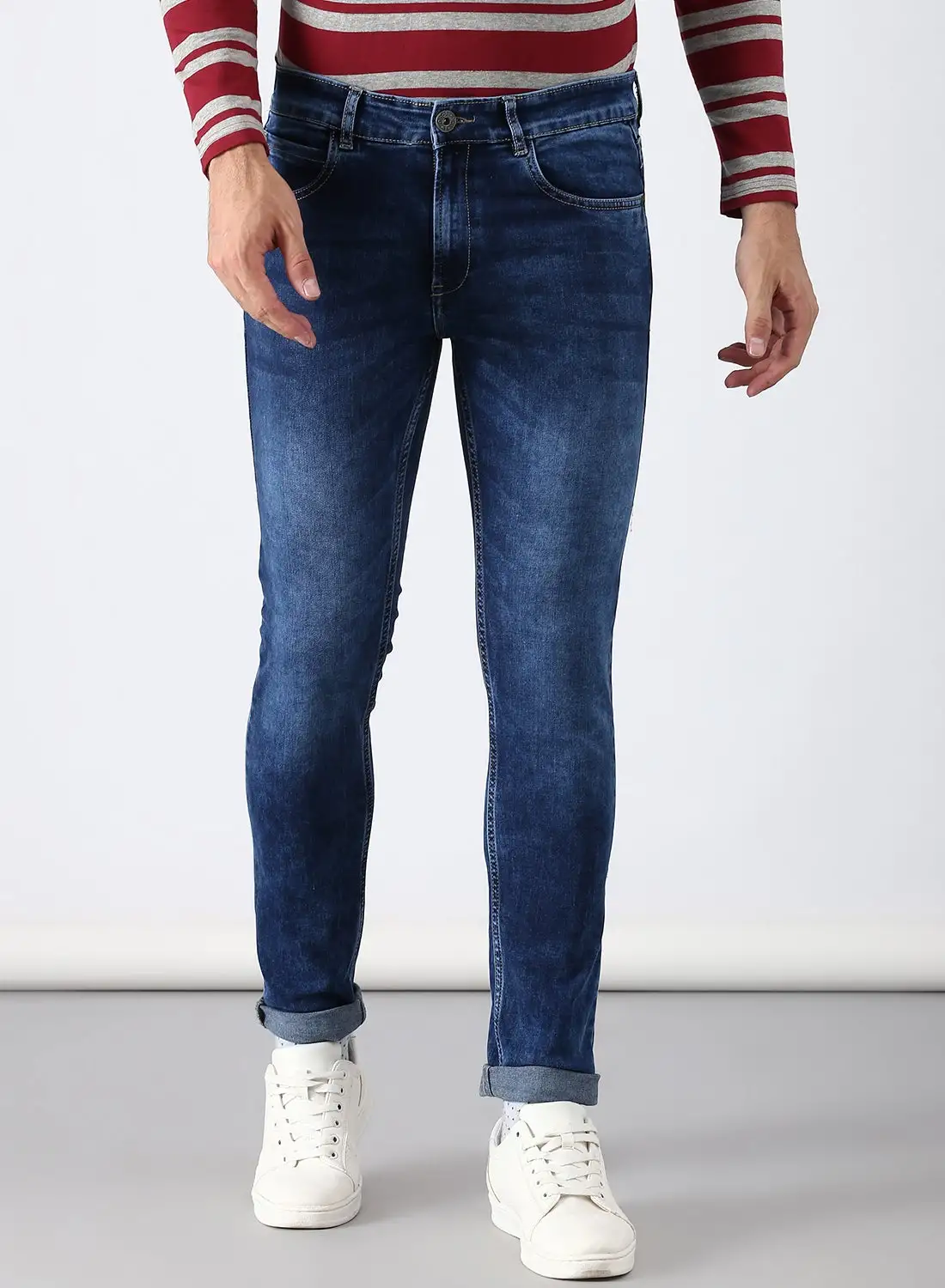 جينز ABOF Slim Fit Mid Wash