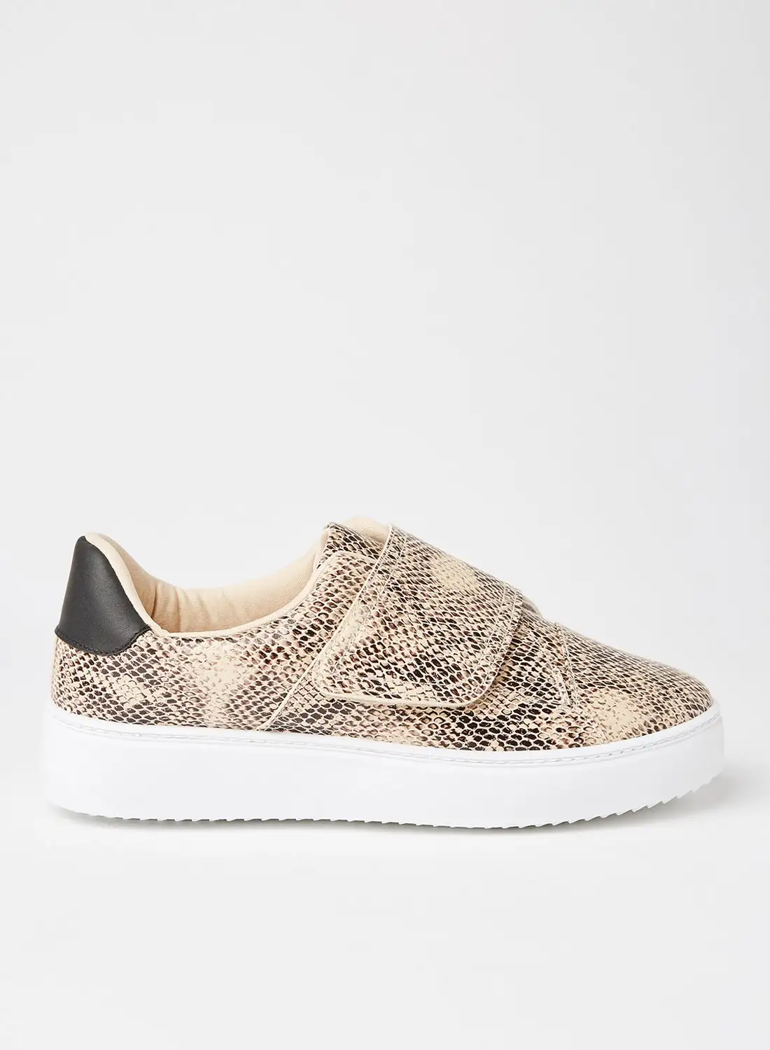 Qupid Moody Low Top Sneakers Beige Black