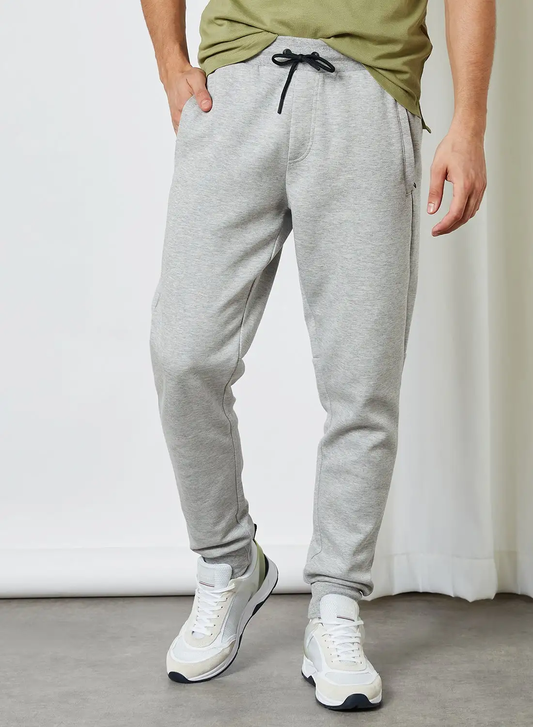 TOMMY HILFIGER Essential Sweatpants Medium Grey Heather