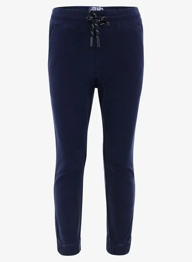 R&B Boys Solid Pattern Joggers Blue