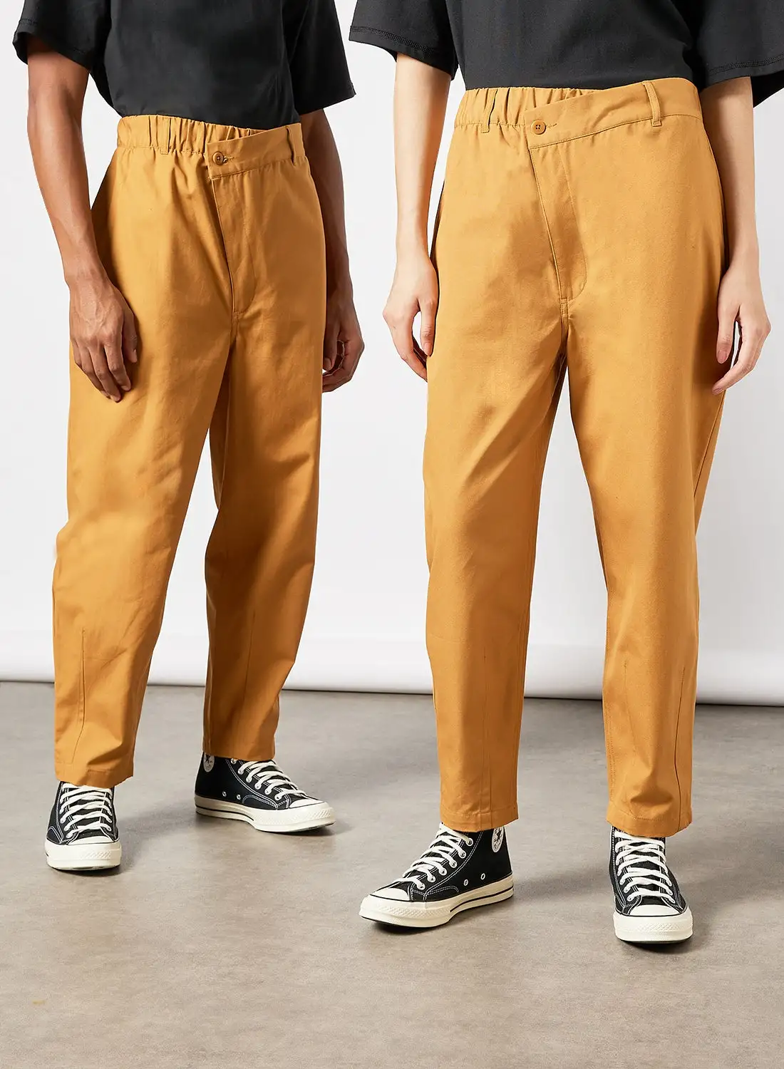 CONVERSE Unisex Tapered Chino Pants Mustard