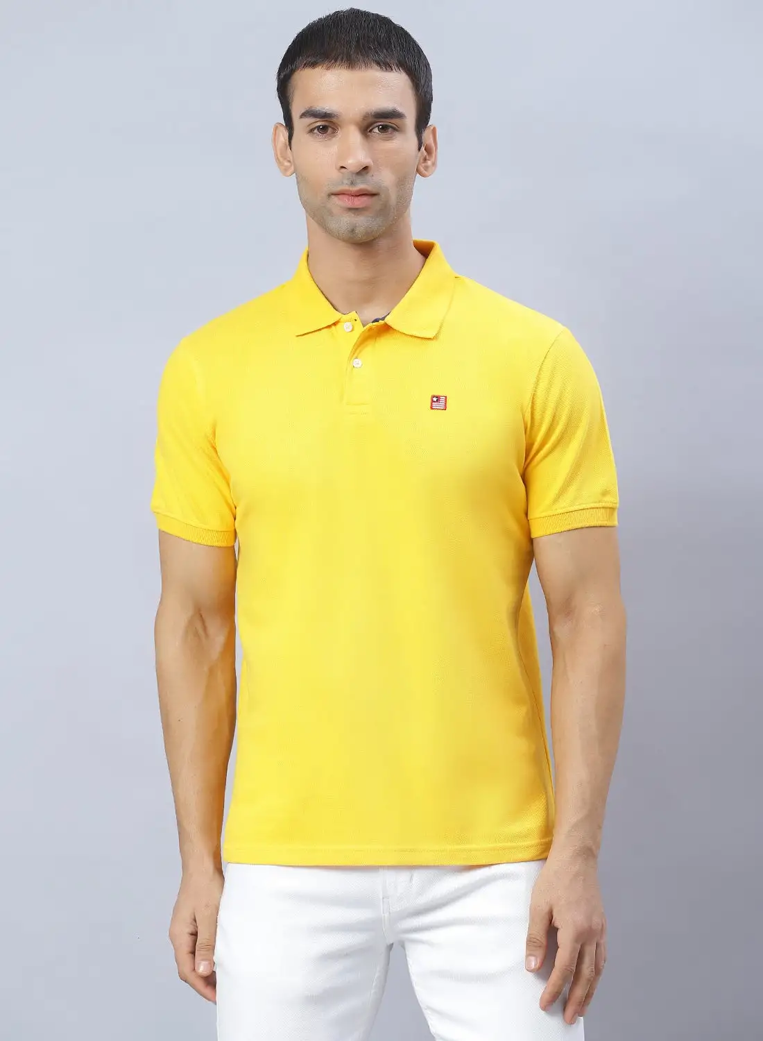 OFFROAD Short Sleeve Polo T-shirt Yellow