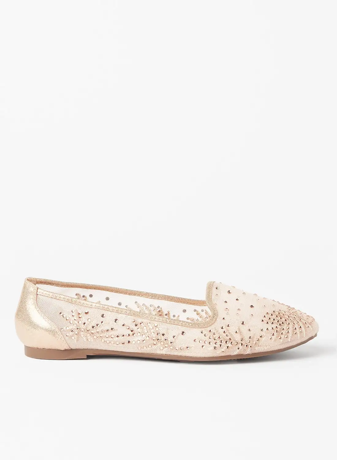 Cobblerz Embellished Stylish Ballerina Pink