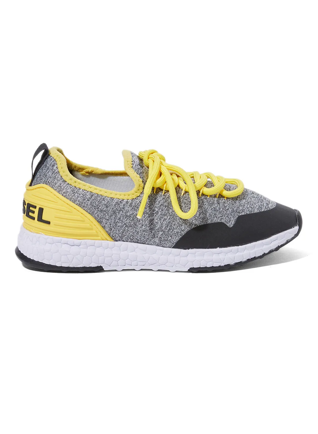 DIESEL KID Kids 43S-K YO Low Top Sneakers Grey/Yellow