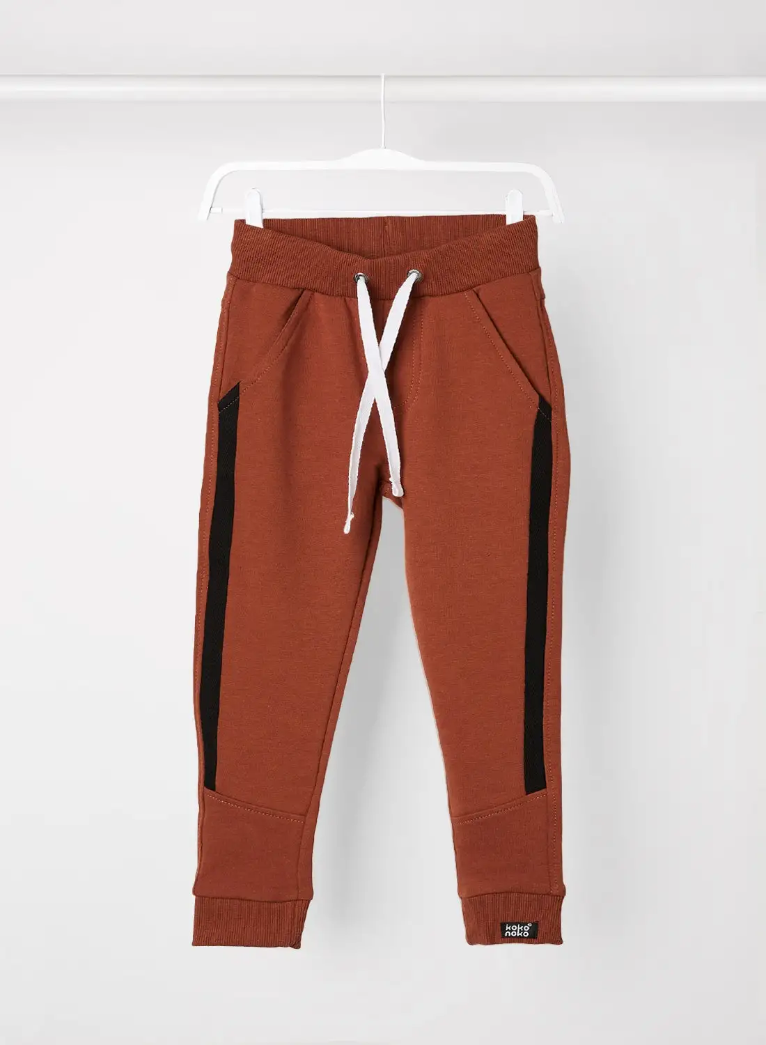 koko noko Kids/Teen Panelled Sweatpants Camel