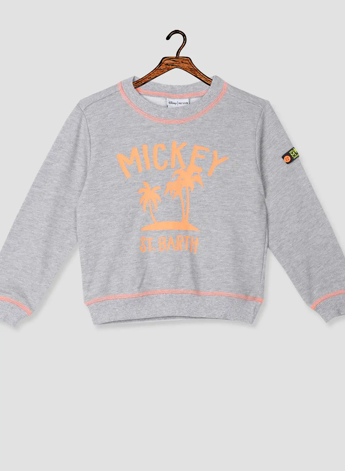 Riva Mickey St. Barth Sweatshirt Grey Melange