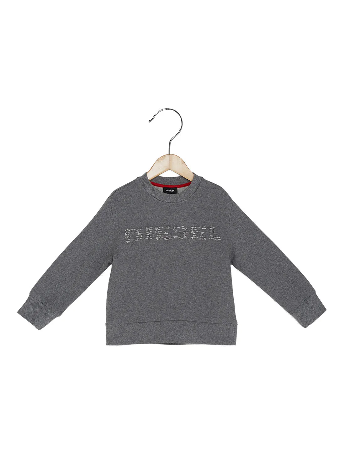 DIESEL KID Screv Over Sweater Grey