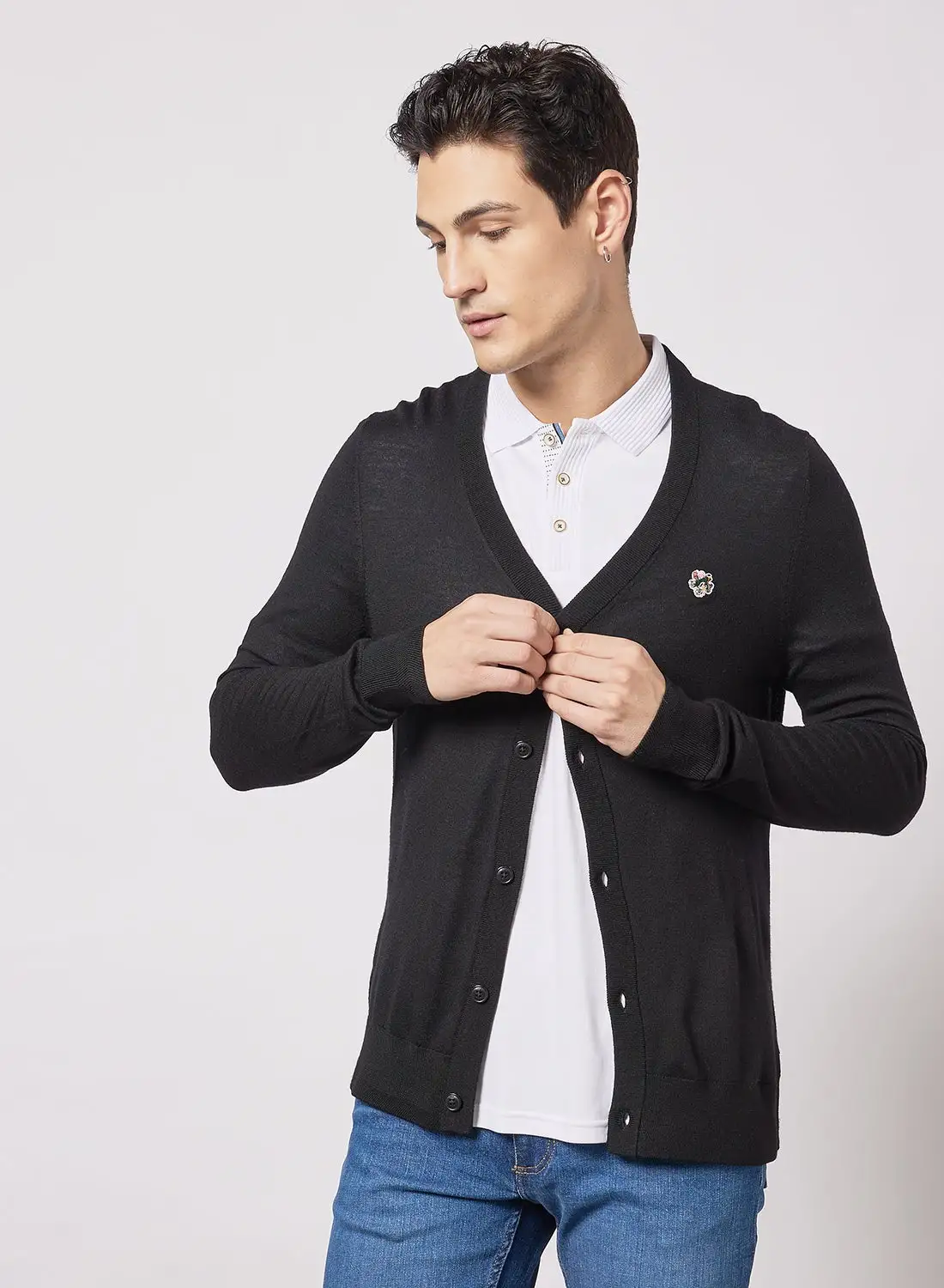 Ted Baker Stepney Core Cardigan Black