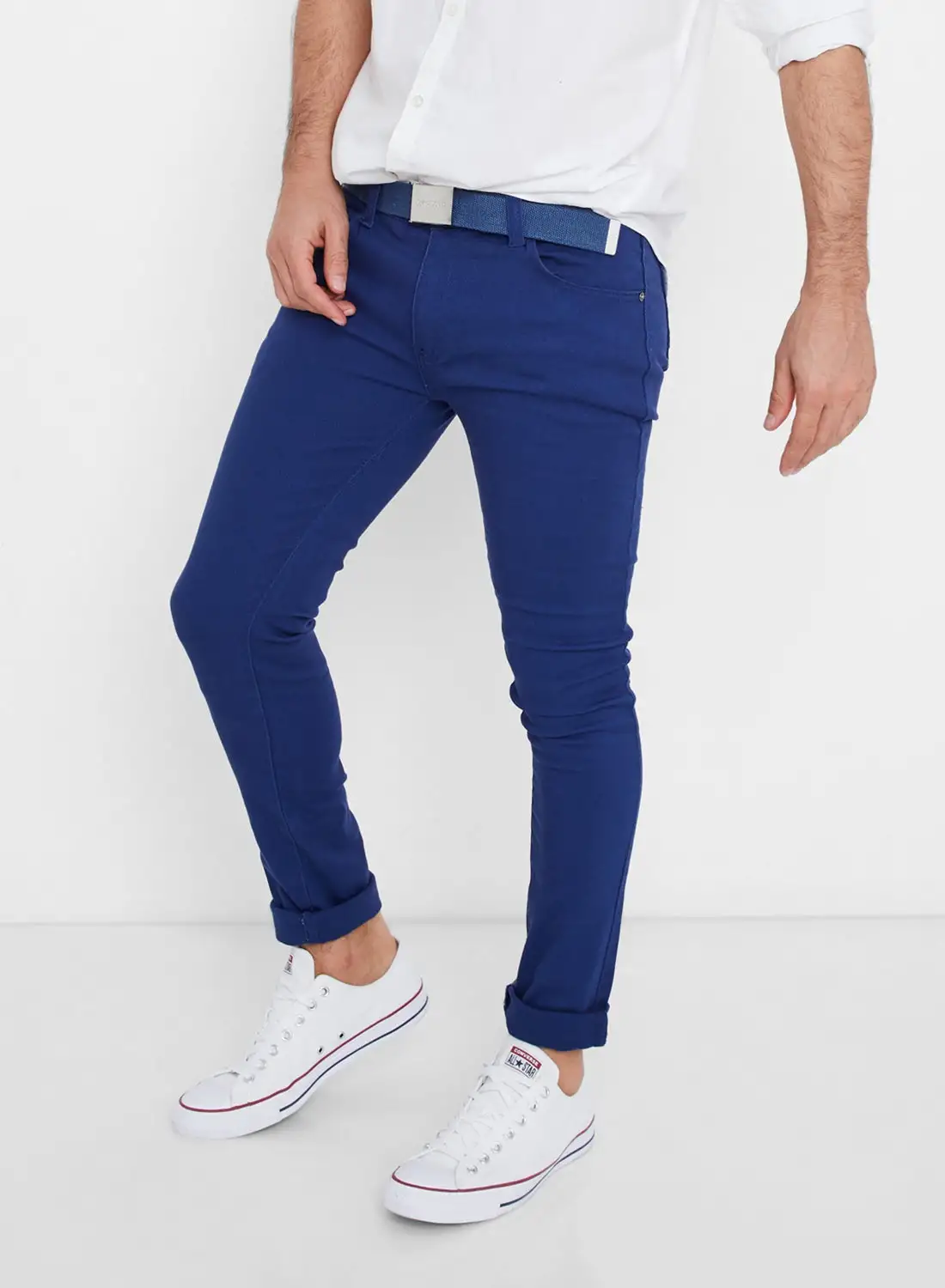 SOUL STAR Basic Skinny Jeans Blue