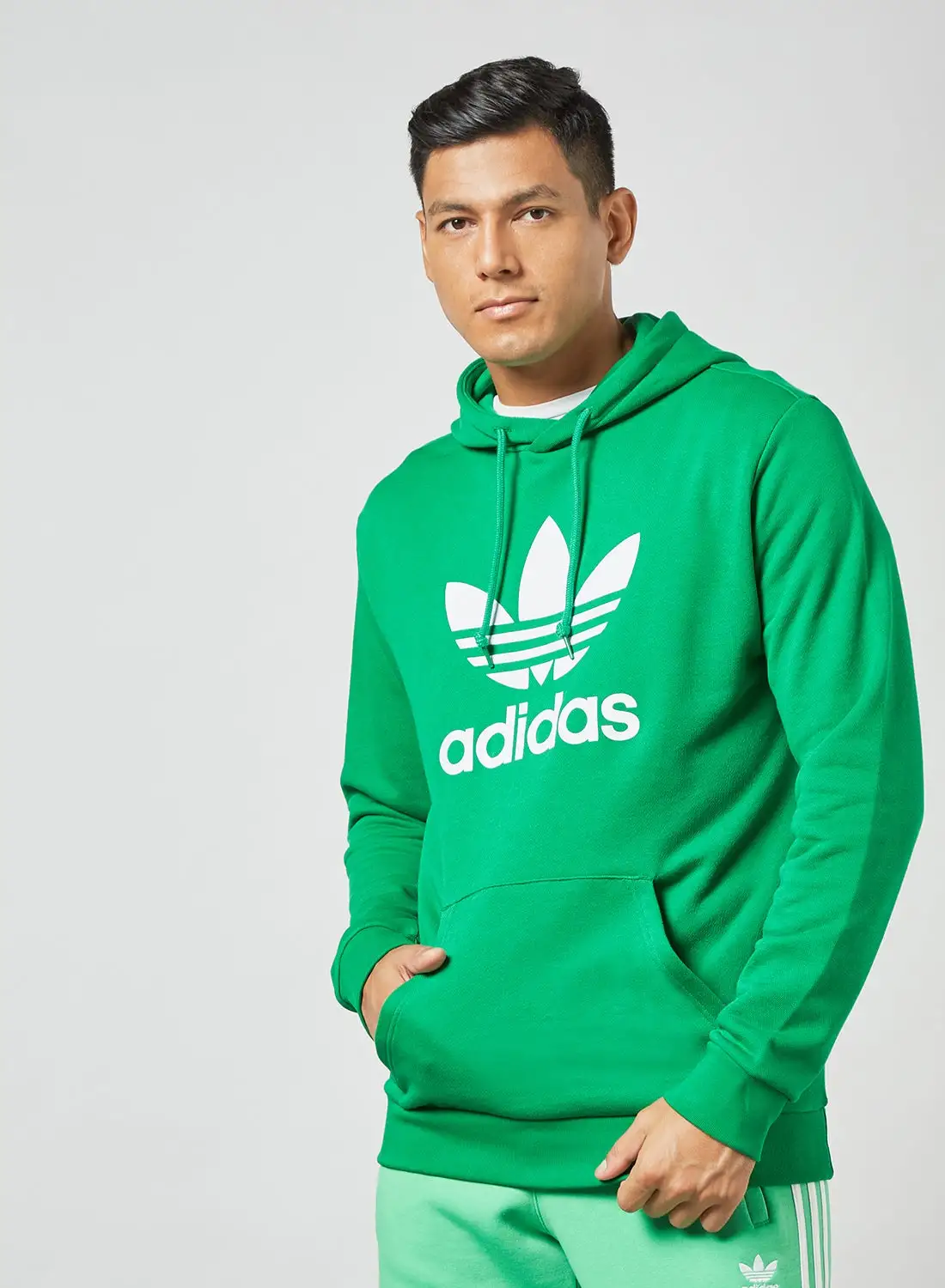 adidas Originals Adicolor Classics Trefoil Hoodie Green