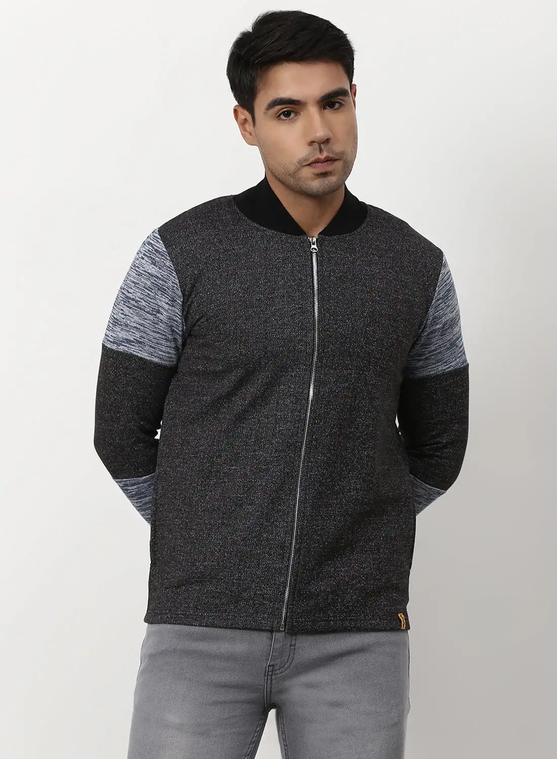 Campus Sutra Outerwear Comfortable Jacket Grey