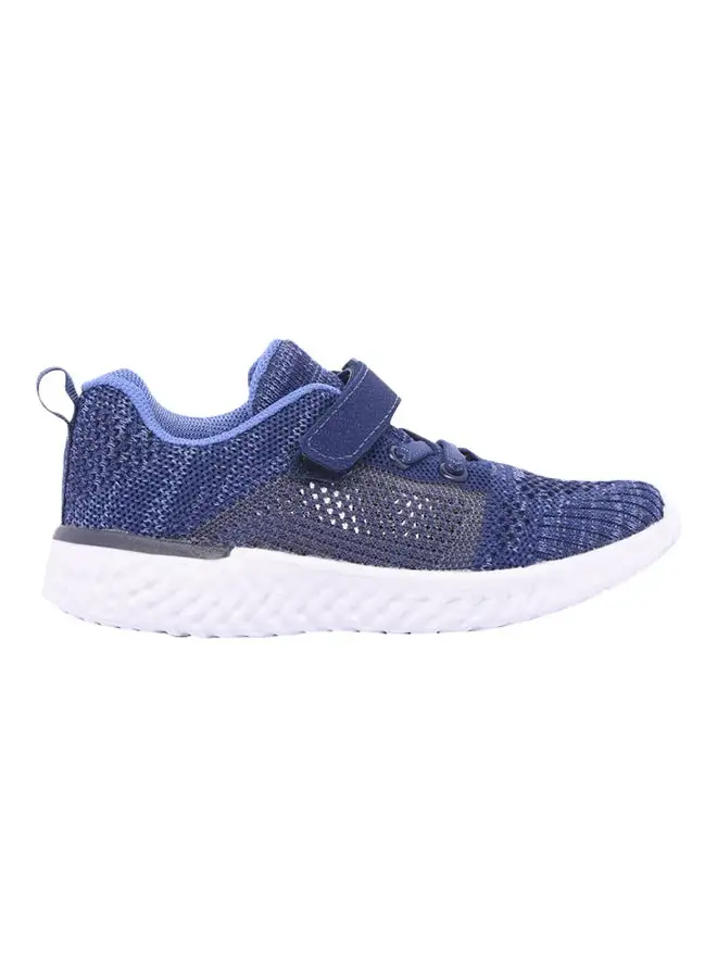 ZAHA Baby Boys Knit Velcro Sneakers Blue