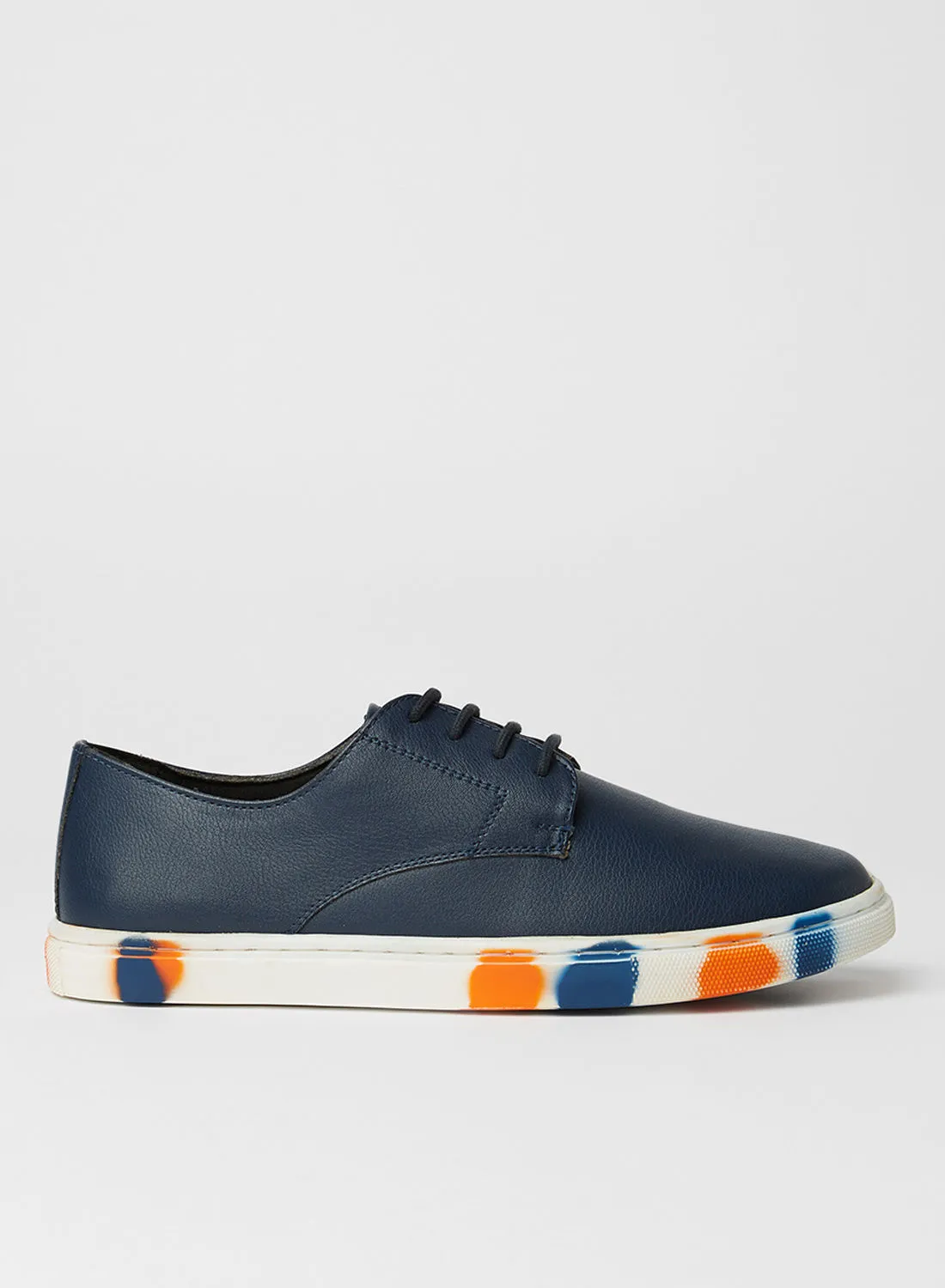 Sivvi x D'Atelier Faux Leather Sneakers Navy