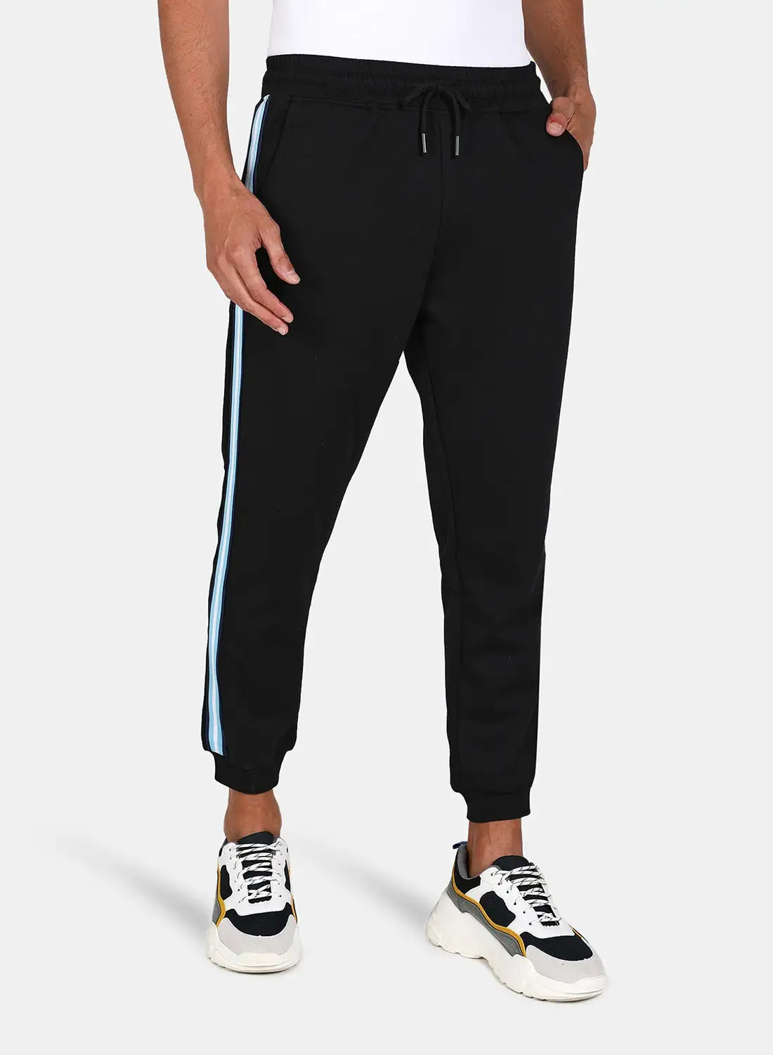 DRIP Casual Applique Joggers Black