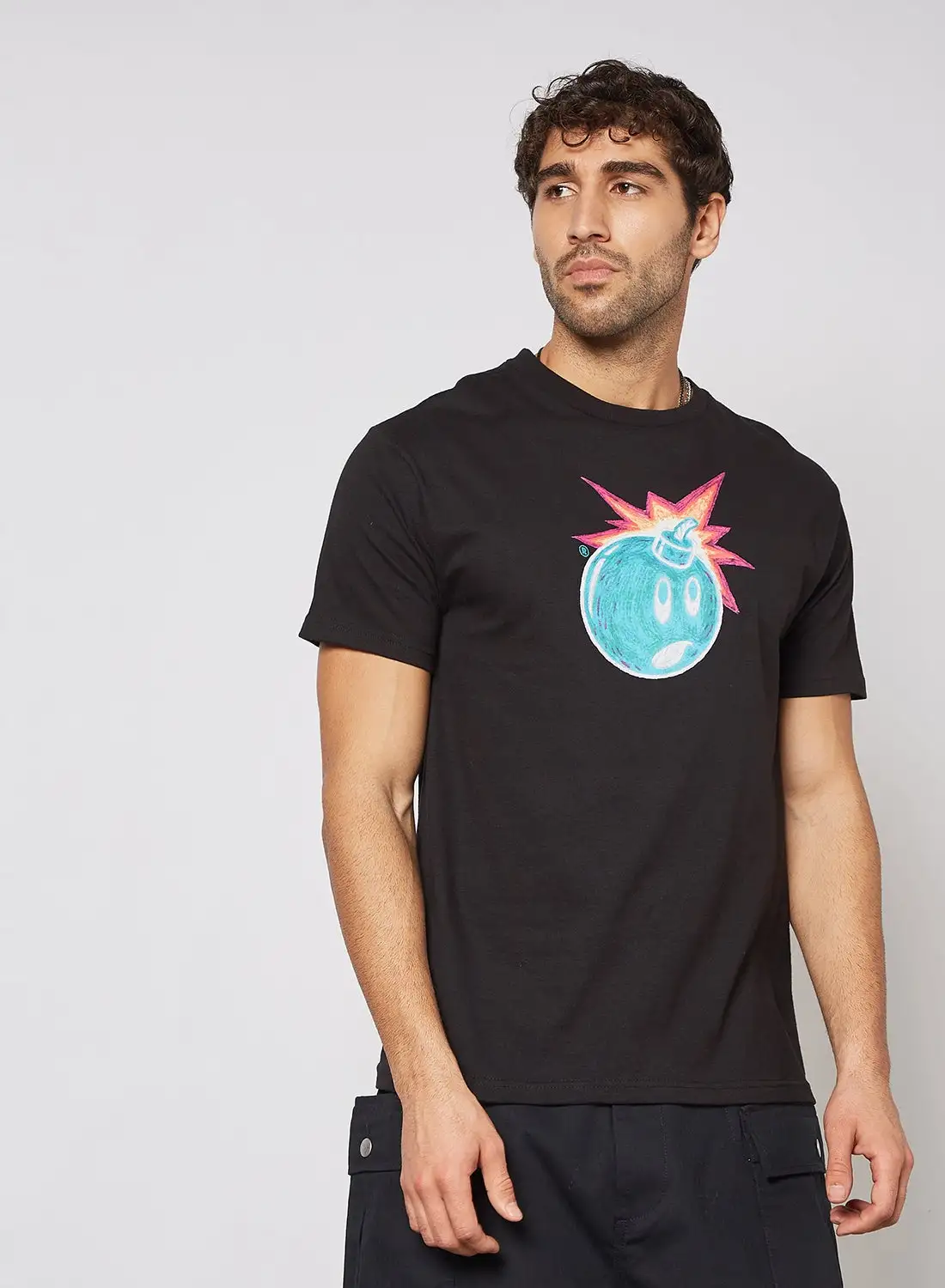 The Hundreds Claude Adam Graphic T-Shirt Black