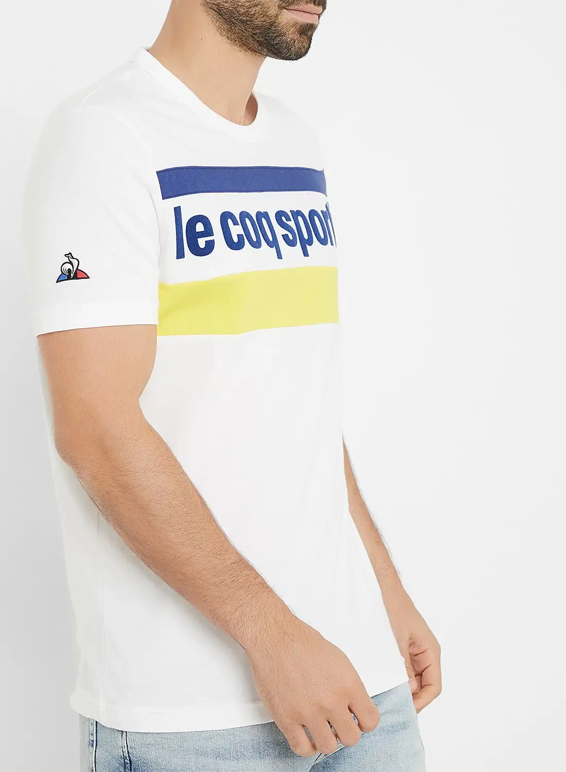 تي شيرت le coq sportif Ess Saison N2 SS الآن / عمق أزرق