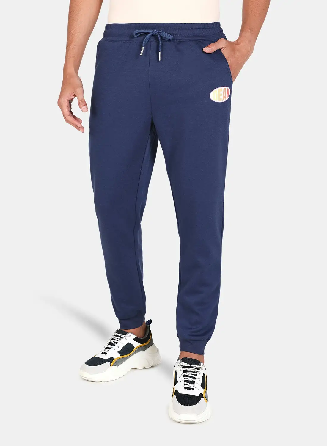 DRIP Casual Applique Joggers Navy